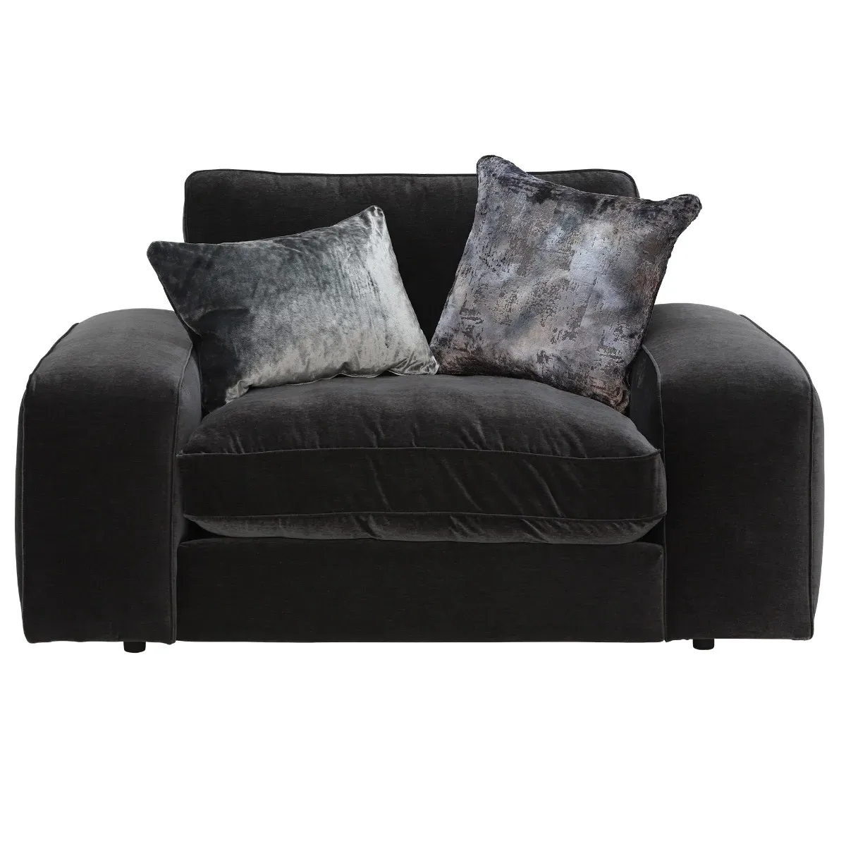 Sasha Loveseat Sofa - Grey, Fabric