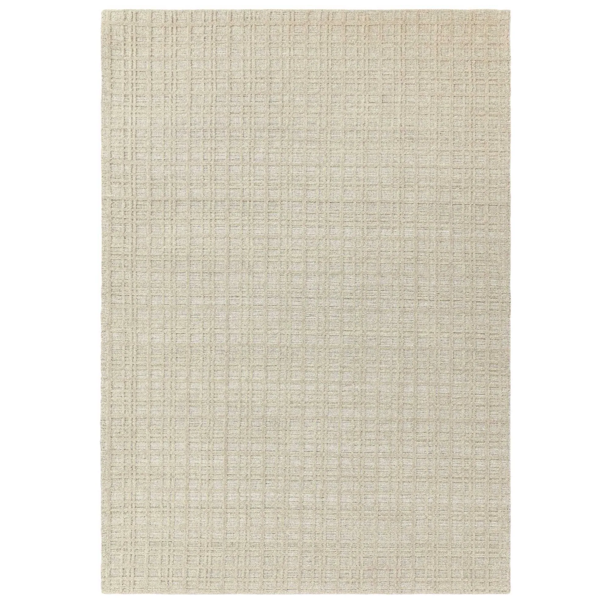 Savannah Sand Square Rug - Neutral, Wool Blend