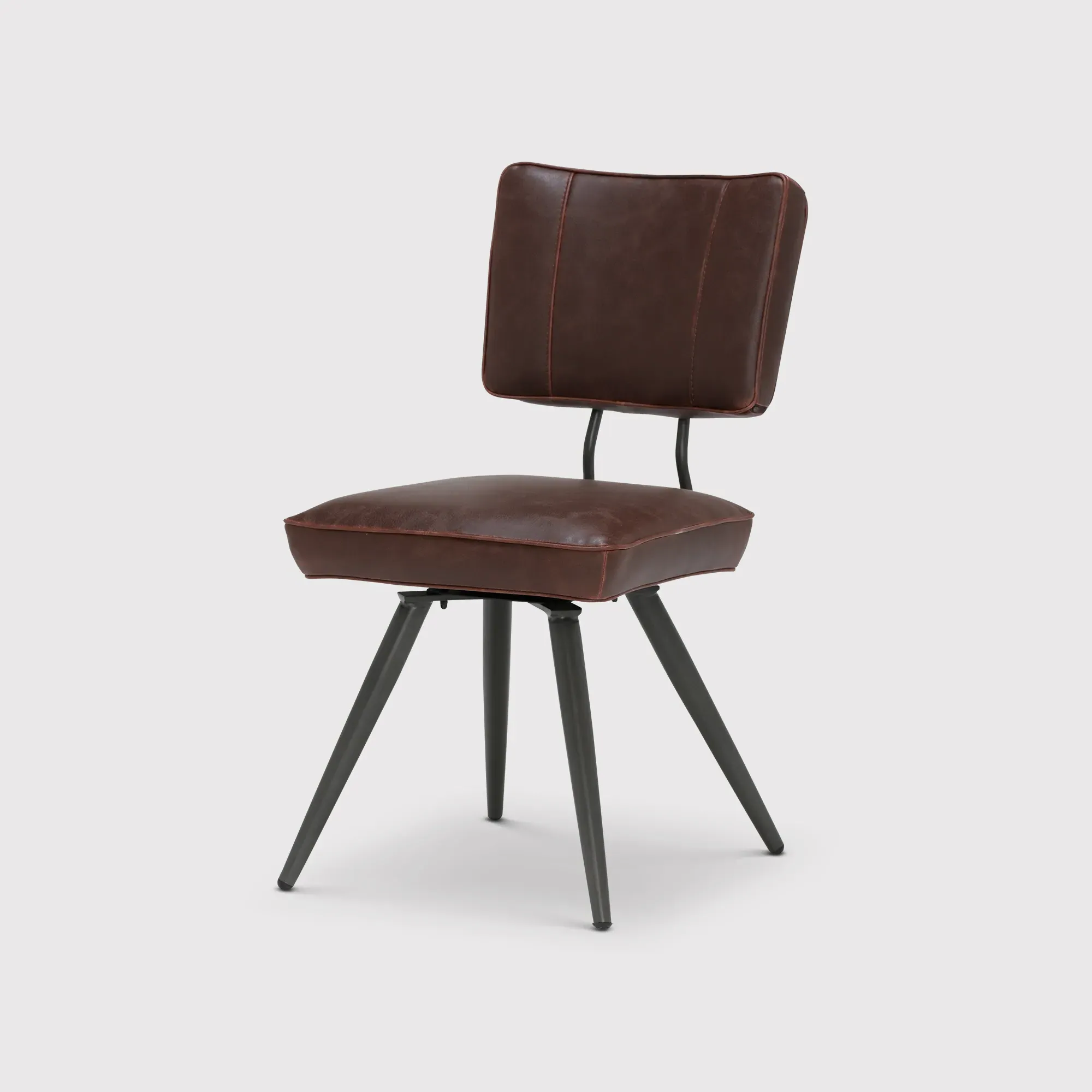 Sawyer Swivel Dining Chair - Brown