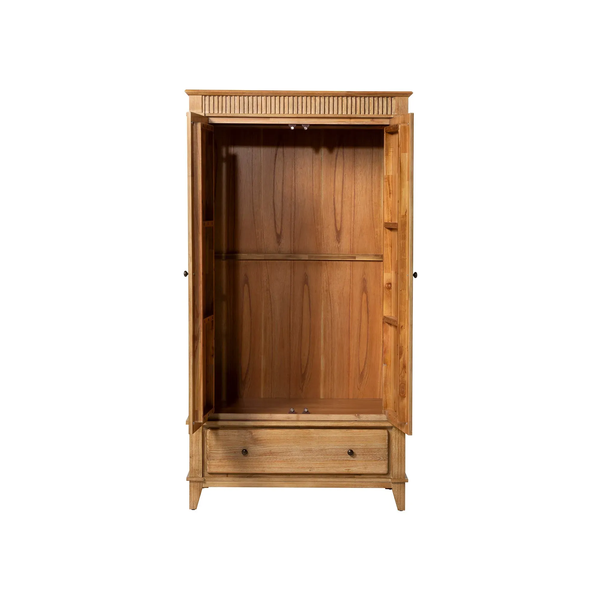 Selene 2 Door Wardrobe - Brown, Mindi Wood