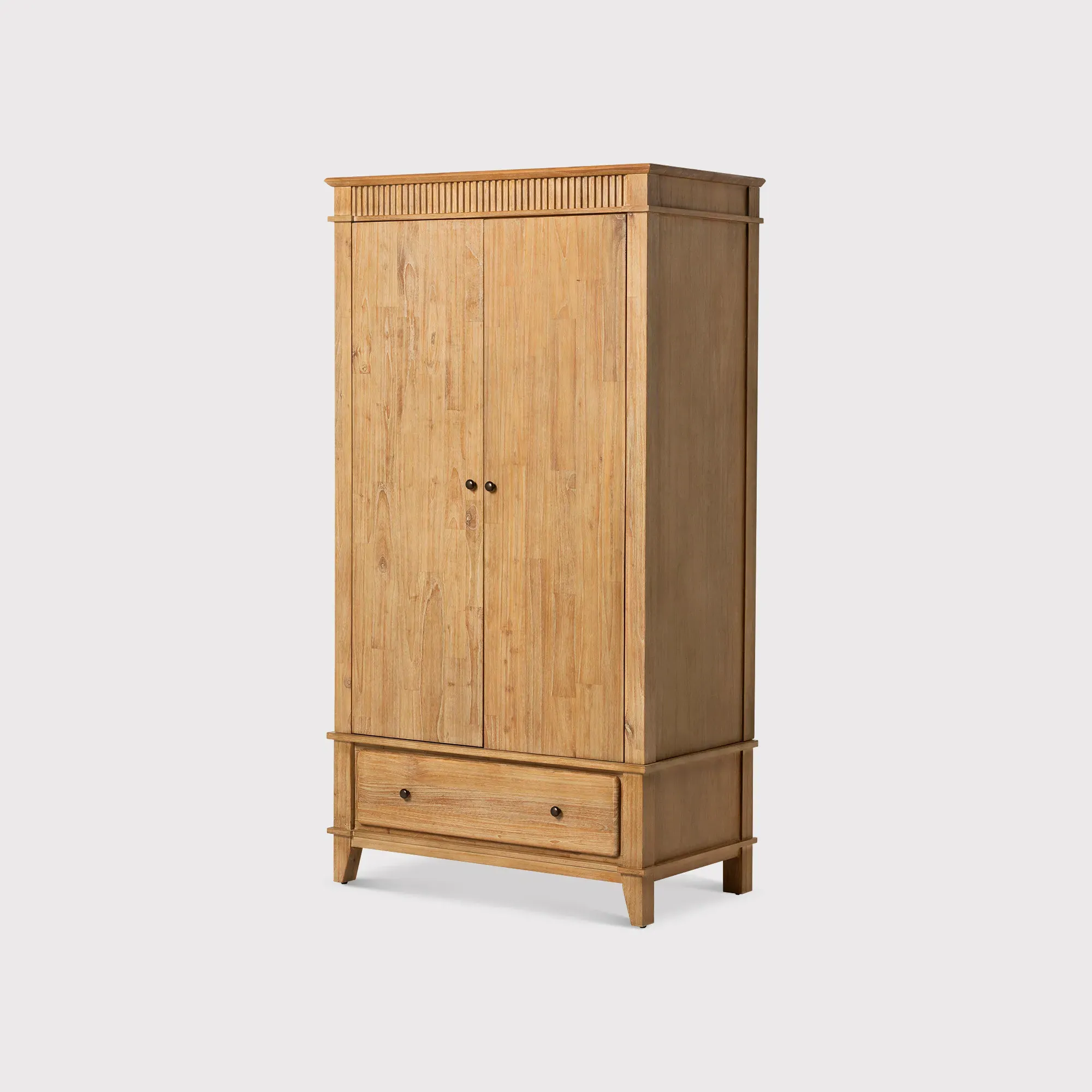 Selene 2 Door Wardrobe - Brown, Mindi Wood