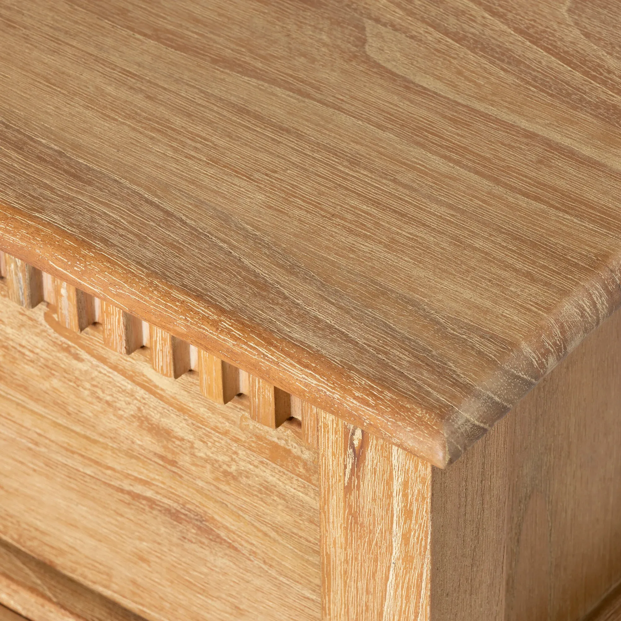 Selene 3 Drawer Chest - Brown, Mindi Wood