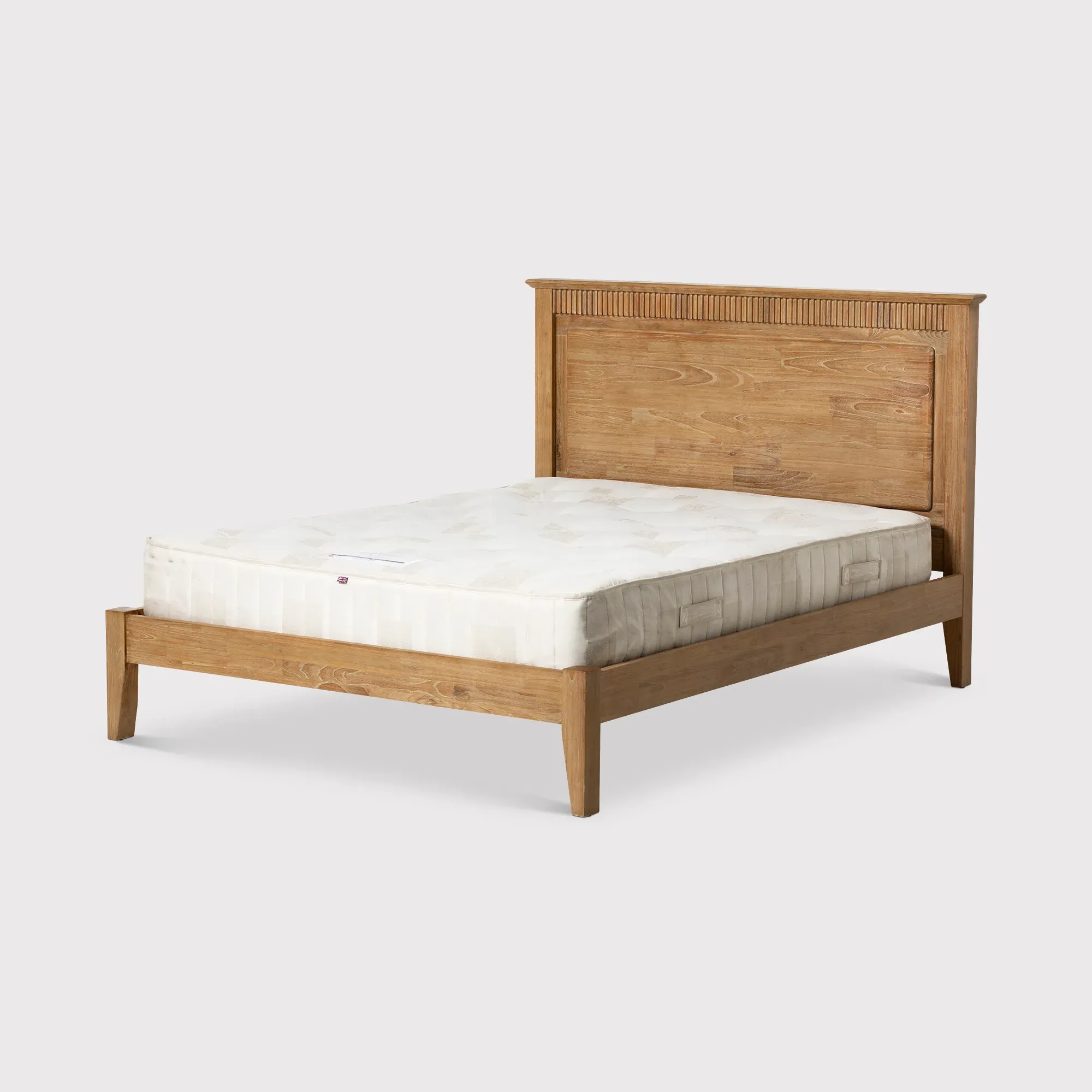 Selene Double Bed Frame - Brown, Mindi Wood image