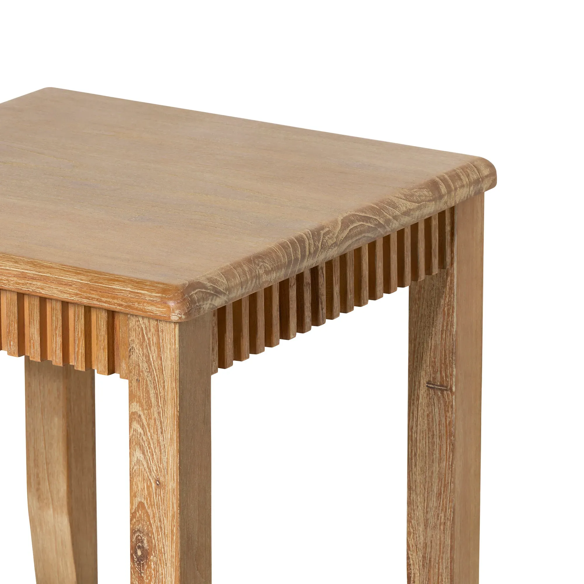 Selene Stool - Brown, Mindi Wood