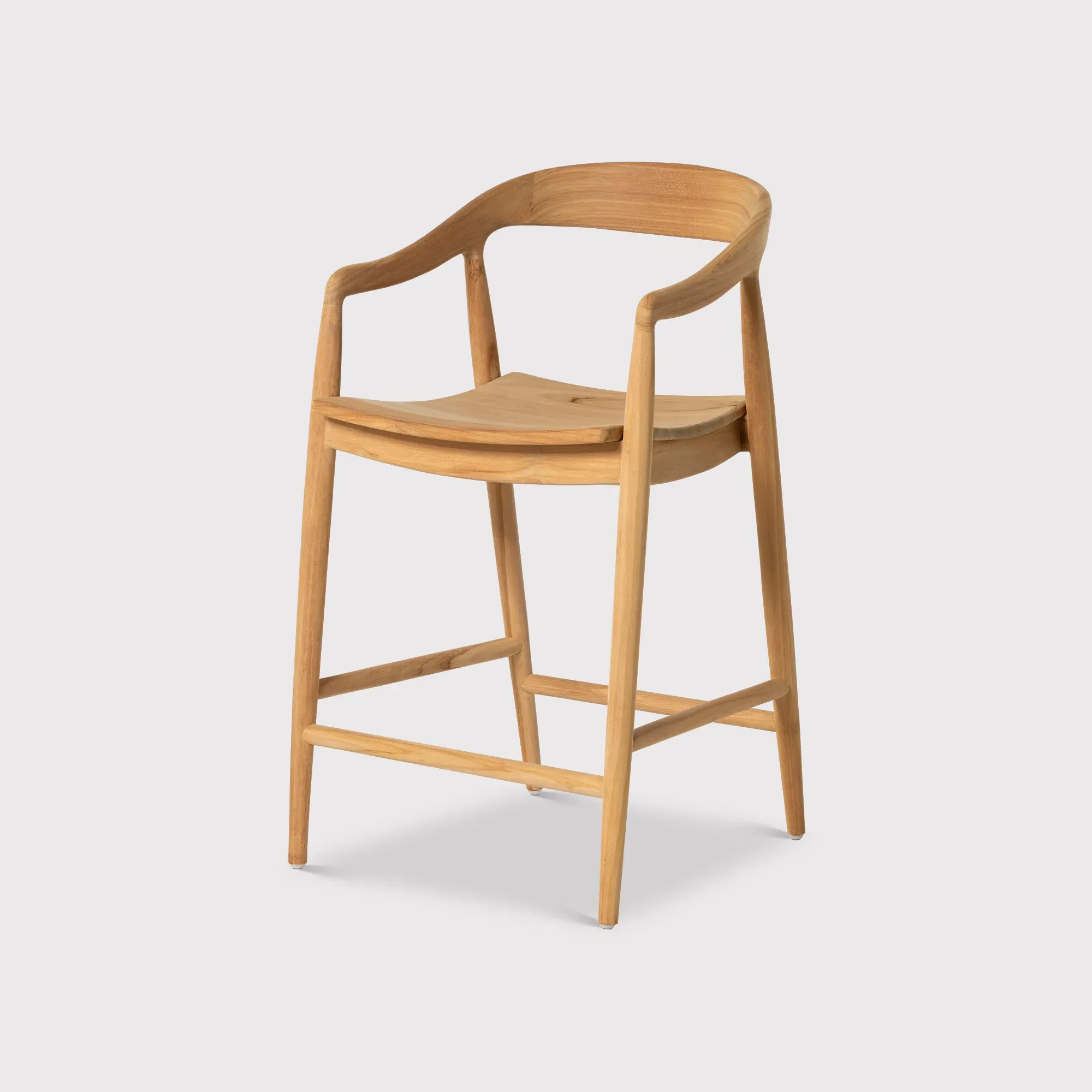 Semeru Counter Stool - Brown, Teak image