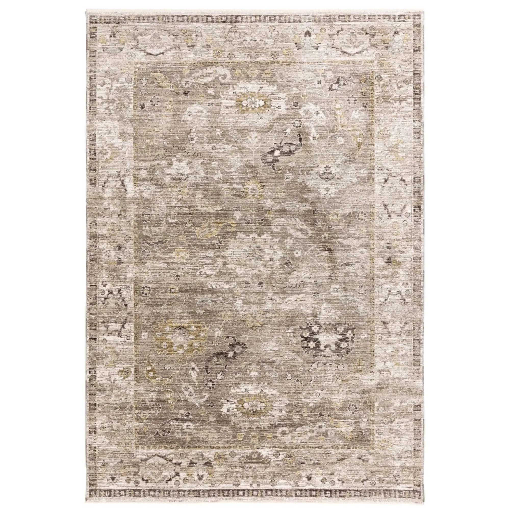 Shard Square Rug JA03 - Neutral, Polyester
