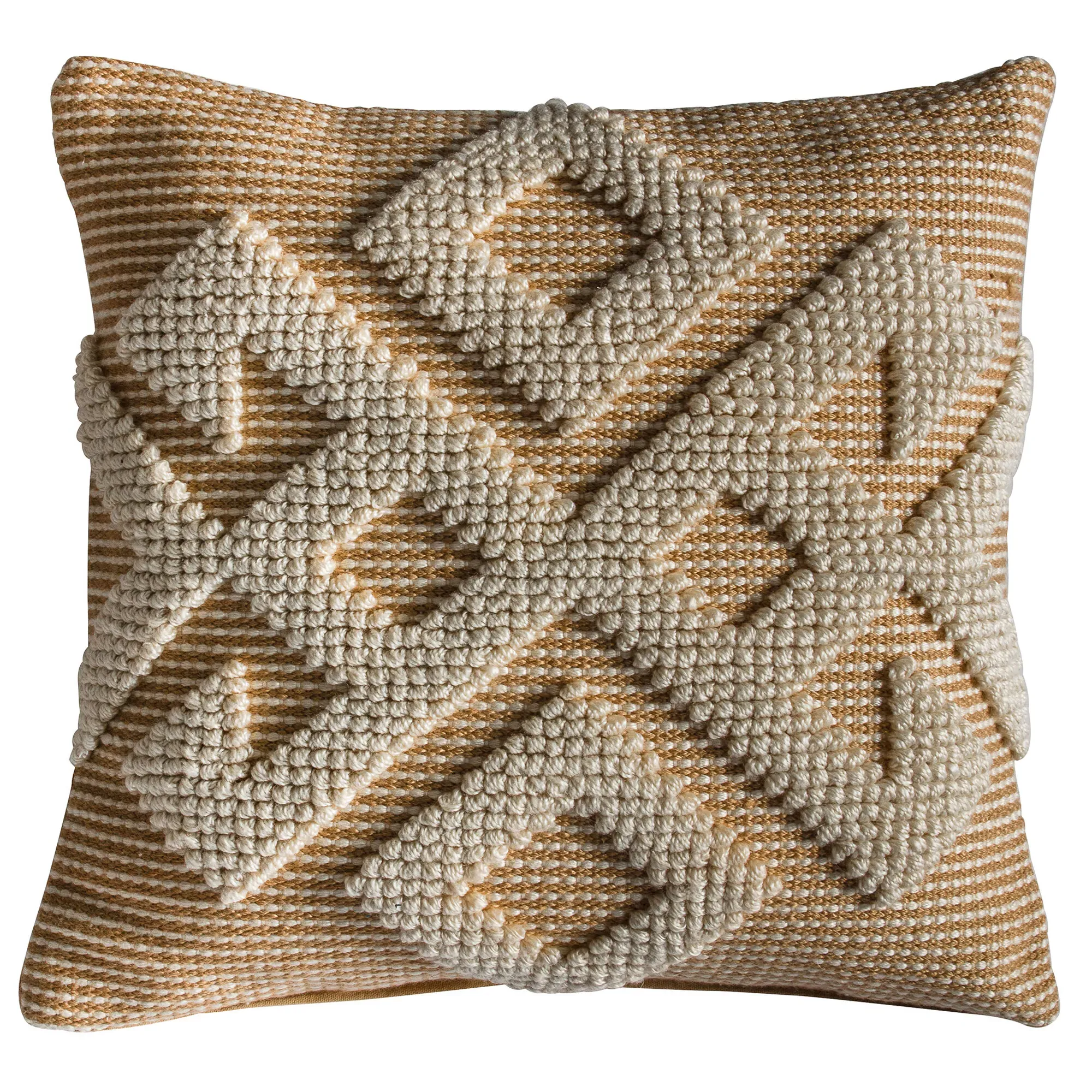 Siarra Square Cushion - Neutral, Polyester image
