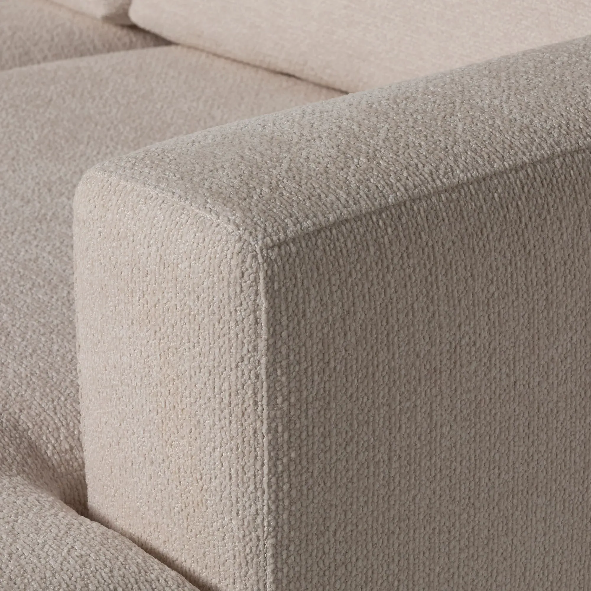 Sienna LHF Chaise Corner Sofa - Neutral