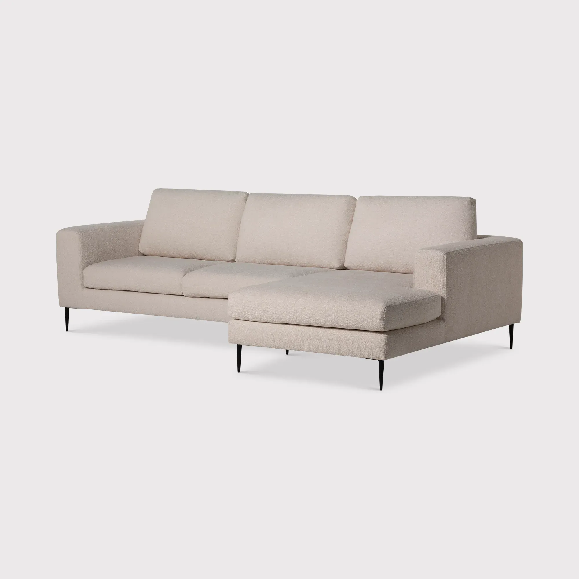 Sienna LHF Chaise Corner Sofa - Neutral