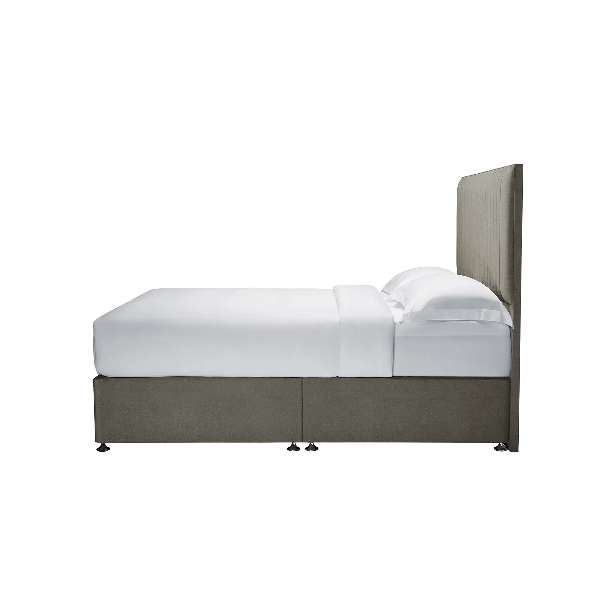 Simba Camden King Size Bed Frame - Grey, Fabric