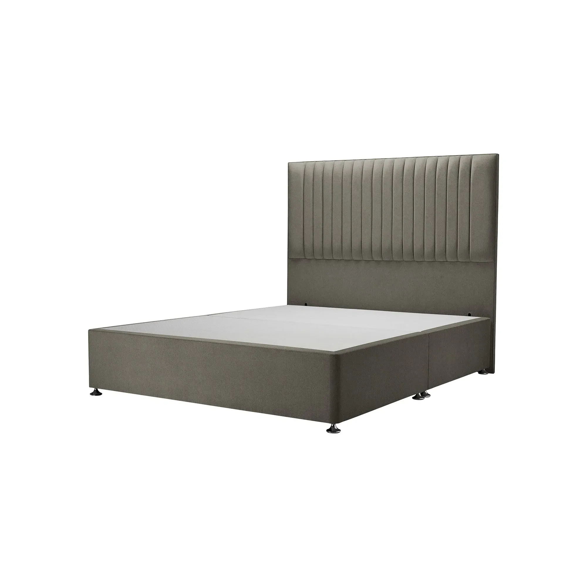 Simba Camden King Size Bed Frame - Grey, Fabric