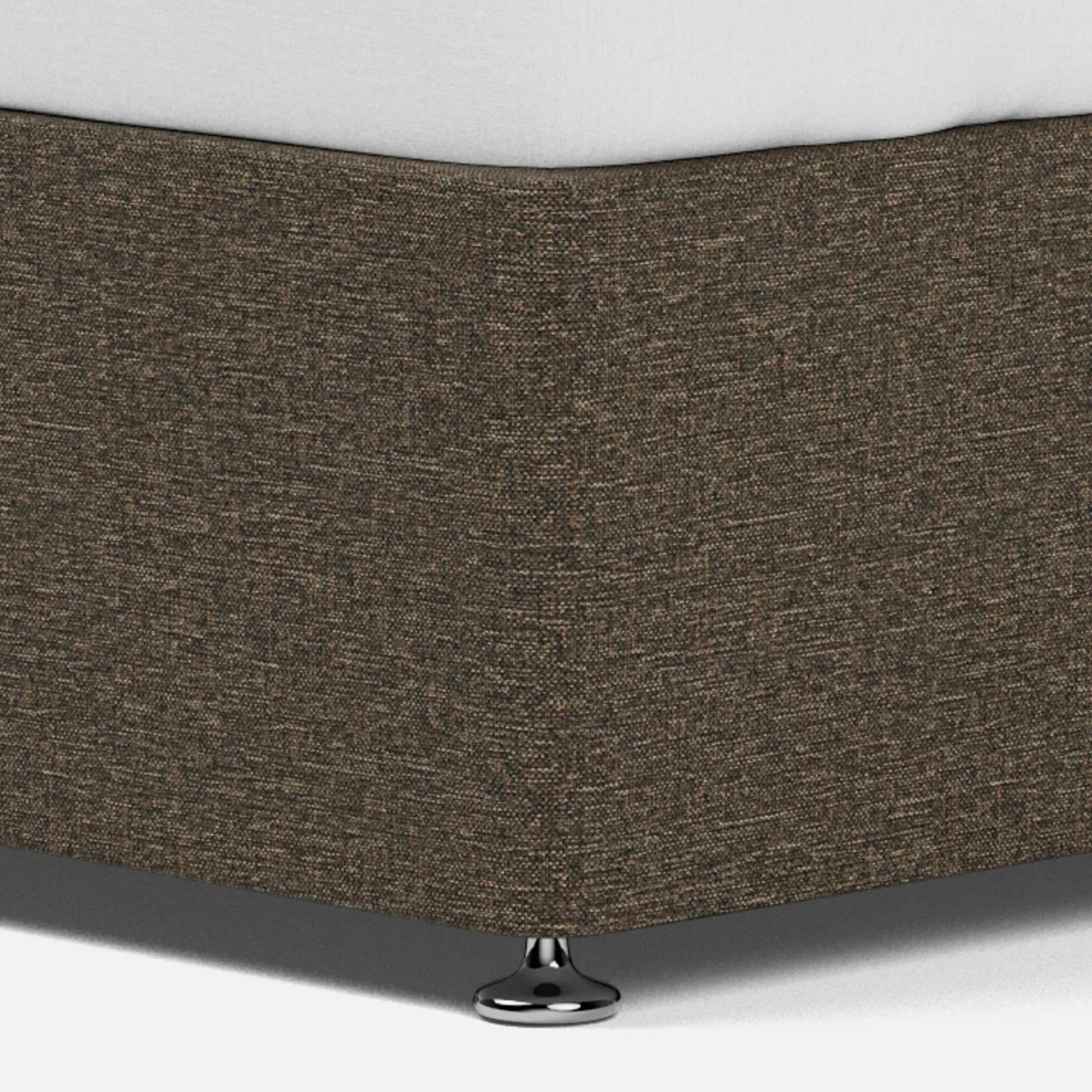 Simba Camden Super King Bed Frame - Grey, Fabric