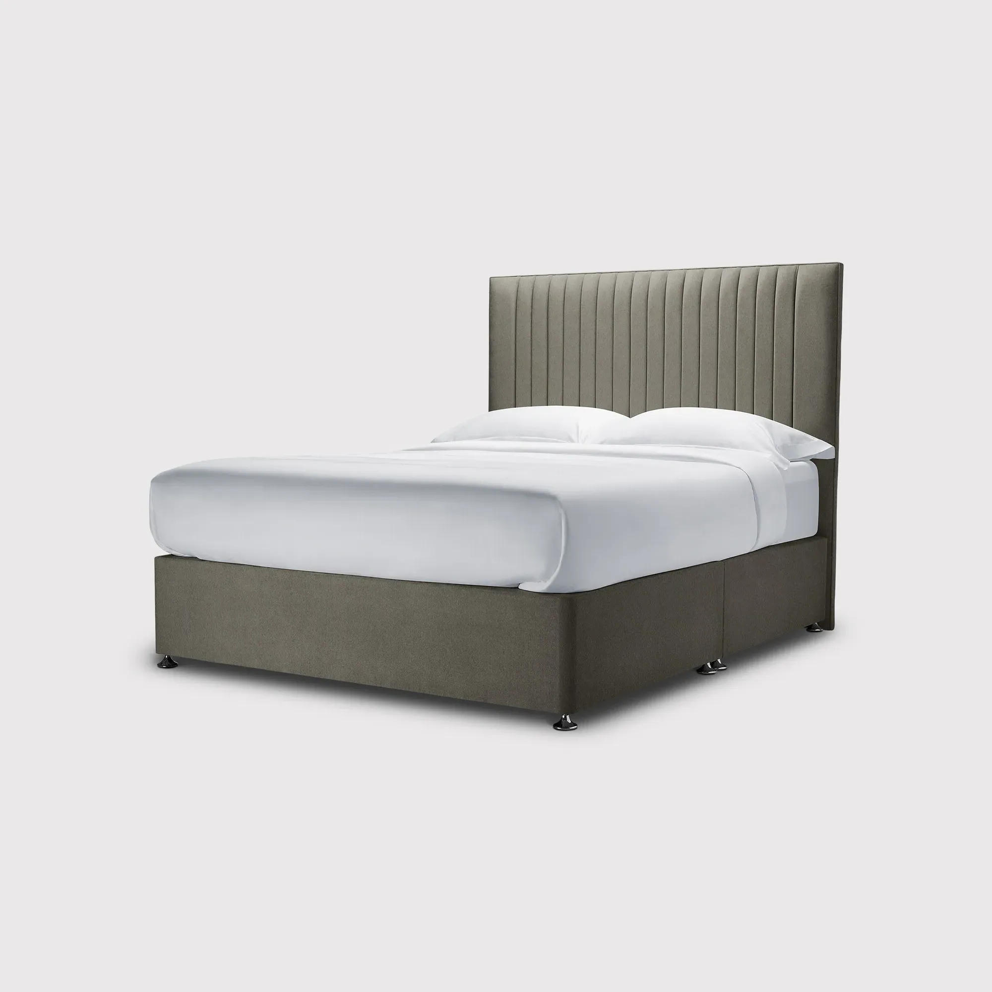 Simba Camden Super King Bed Frame - Grey, Fabric