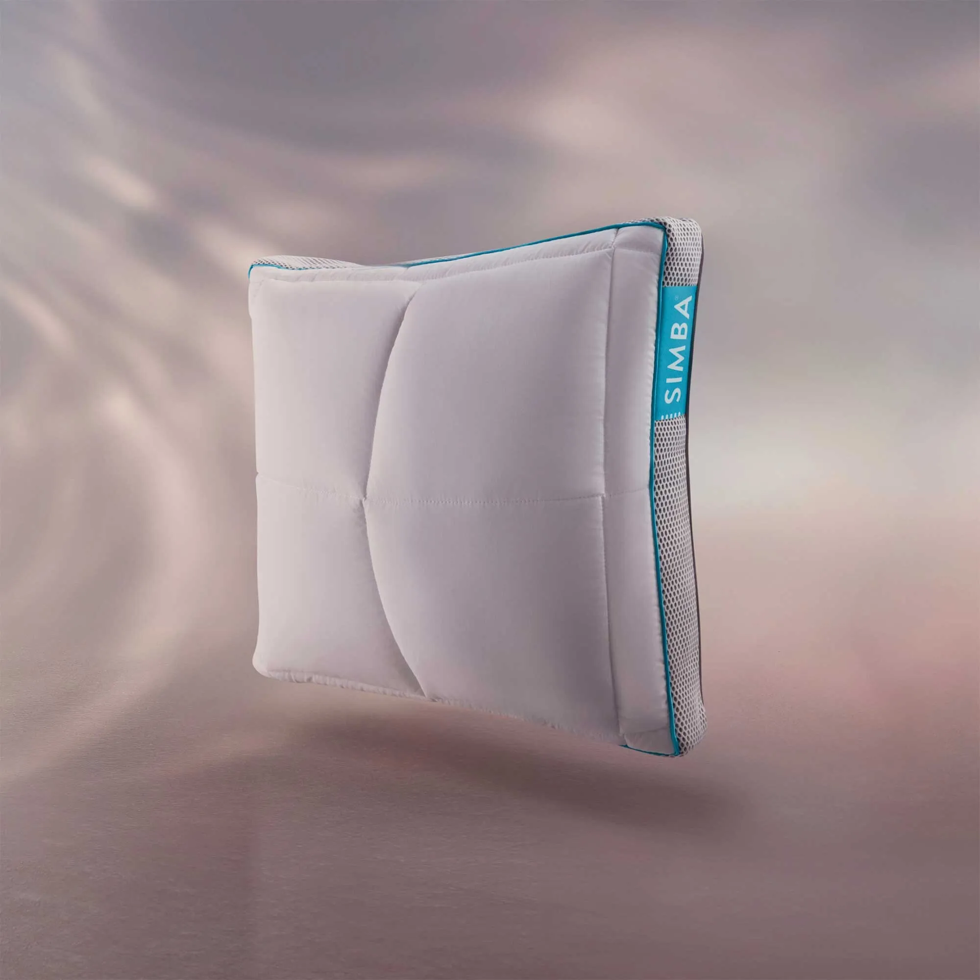 Simba Hybrid Square Pillow - White, Cotton product
