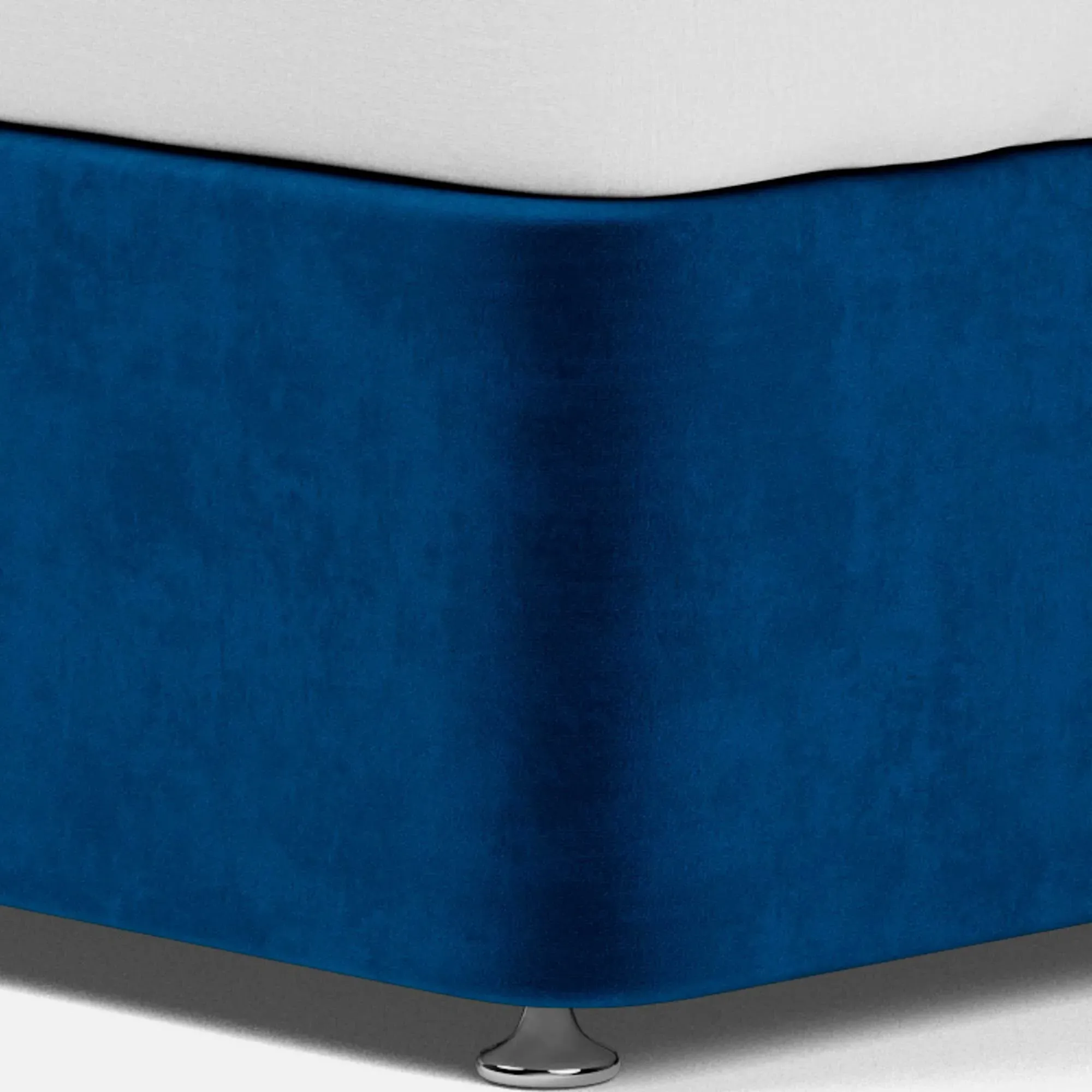 Simba Wilmslow King Bed Frame - Blue, Fabric
