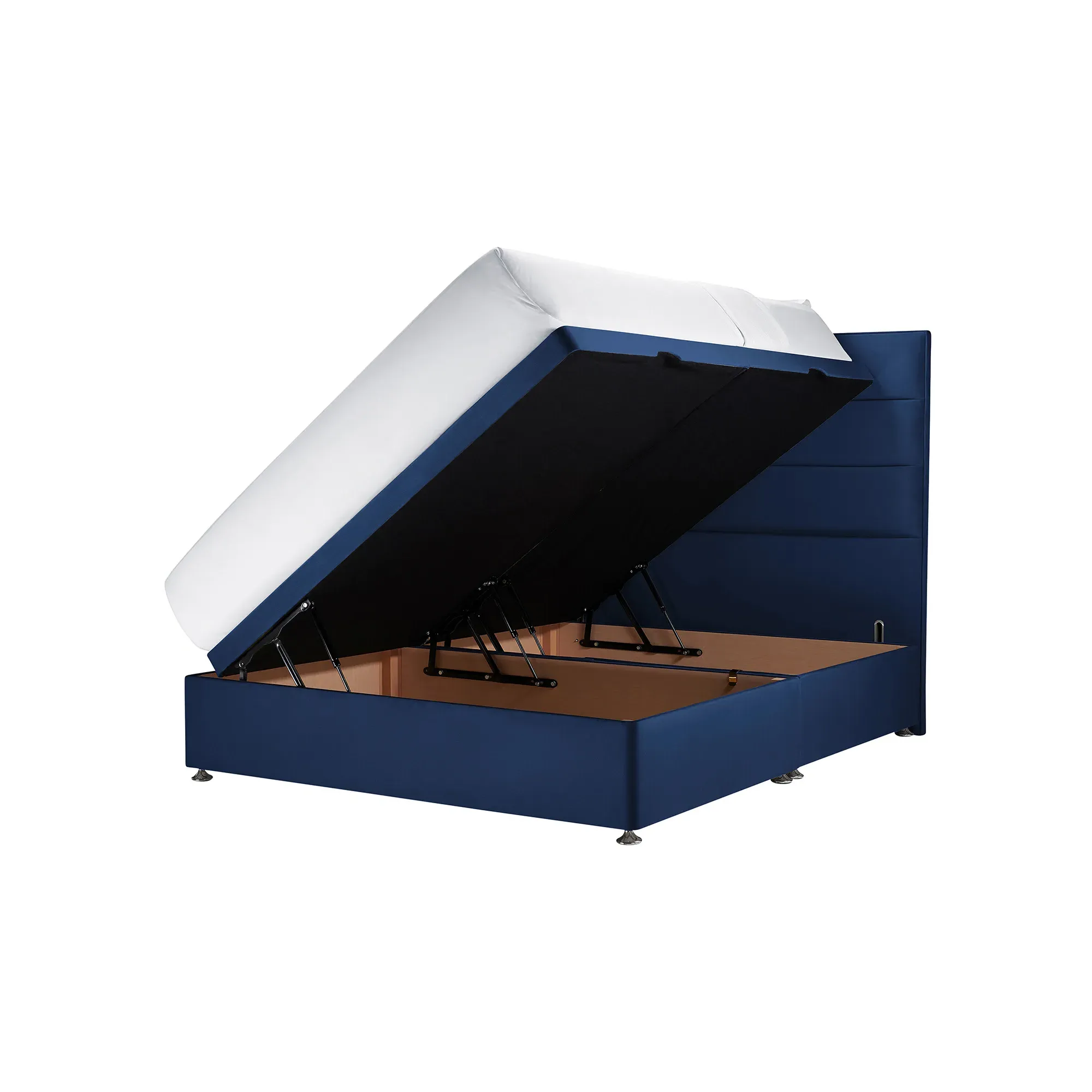 Simba Wilmslow Super King Size Ottoman Bed Frame - Blue