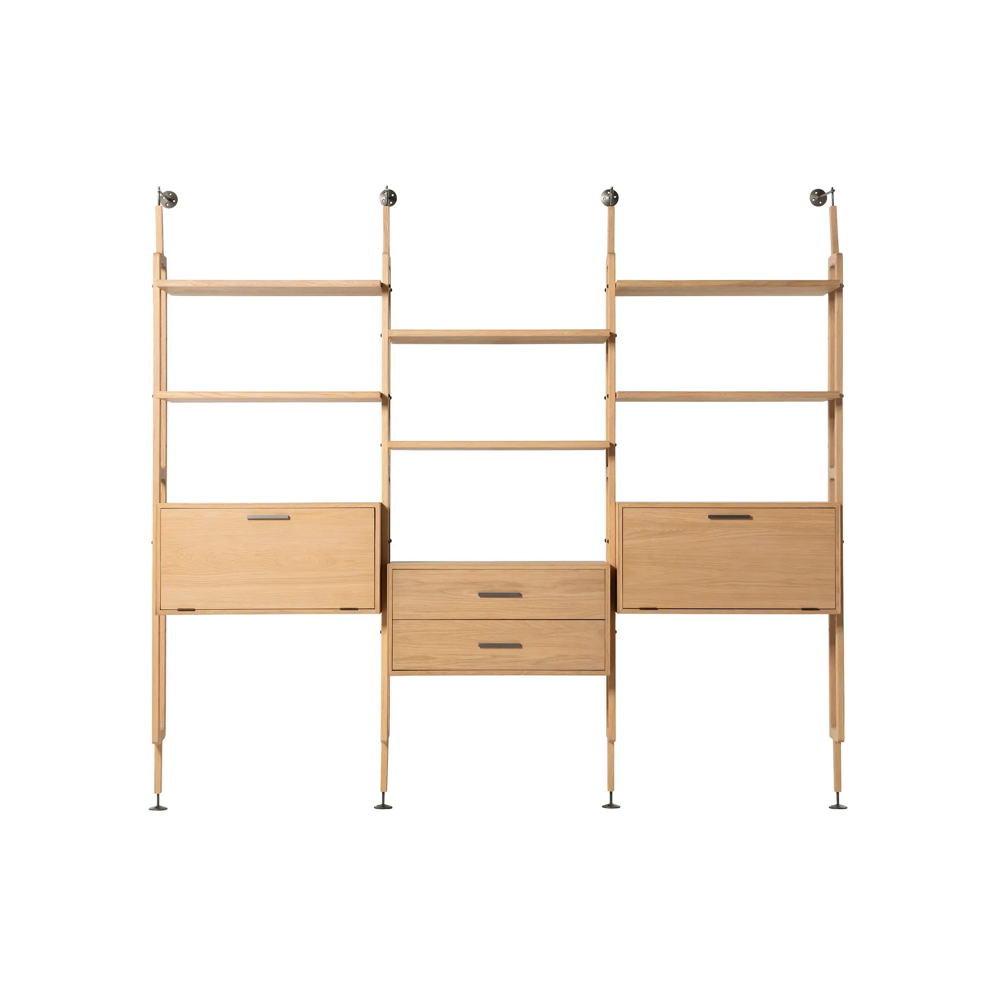 Simeon Bookshelf - Black Oak