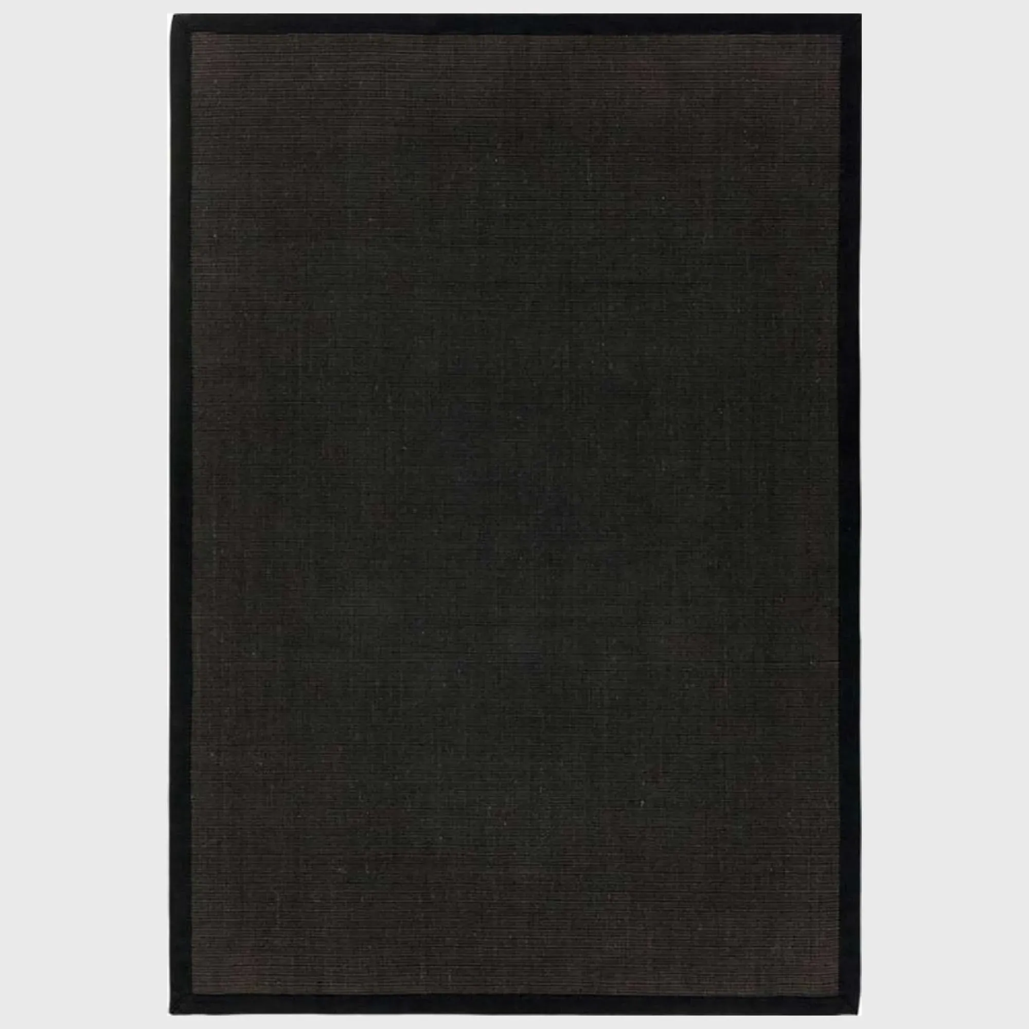 Sisal Square Rug - Black image