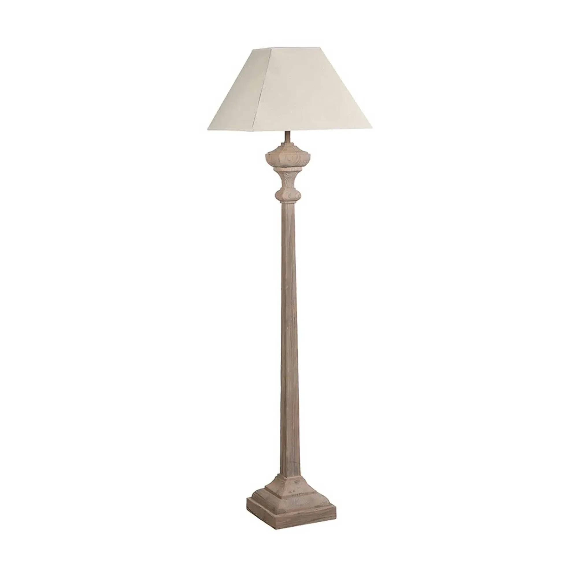 Slim Floor Lamp - Neutral, Wood