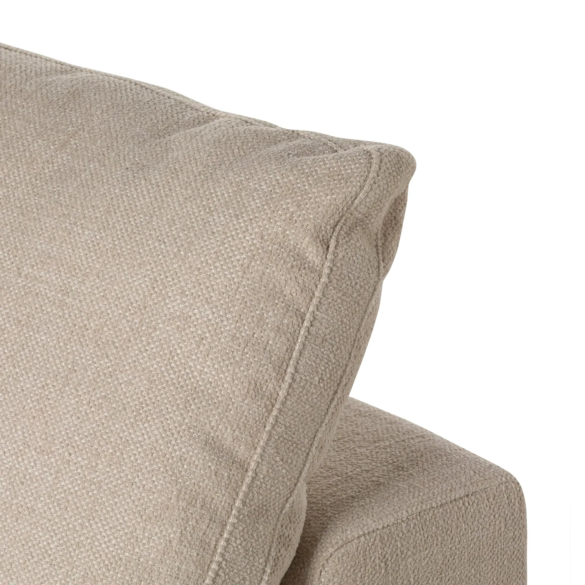 Solace Corner Modular Sofa Set with Ottoman - Neutral