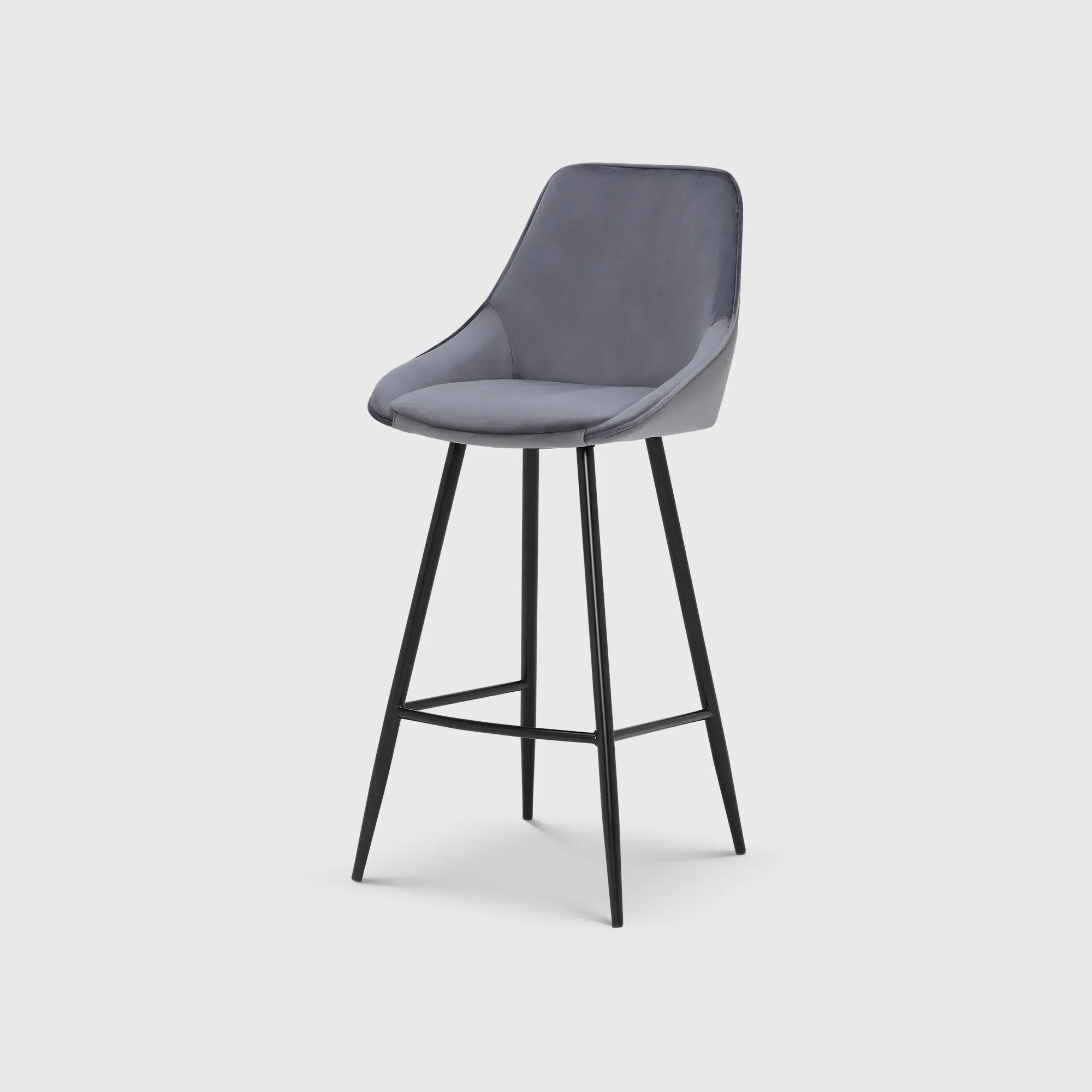 Southbury Bar Stool - Grey, Fabric image