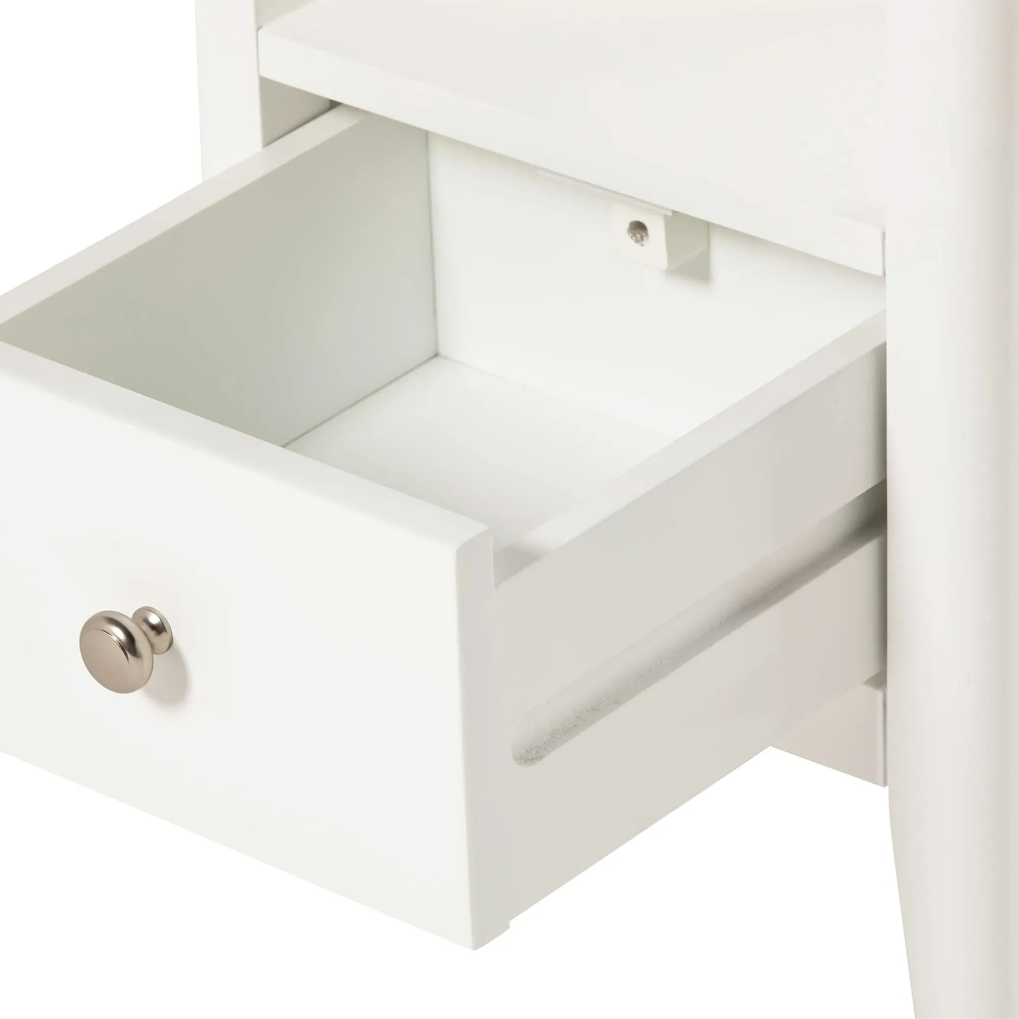 Springwell 1 Drawer Chest - White, Acacia Wood