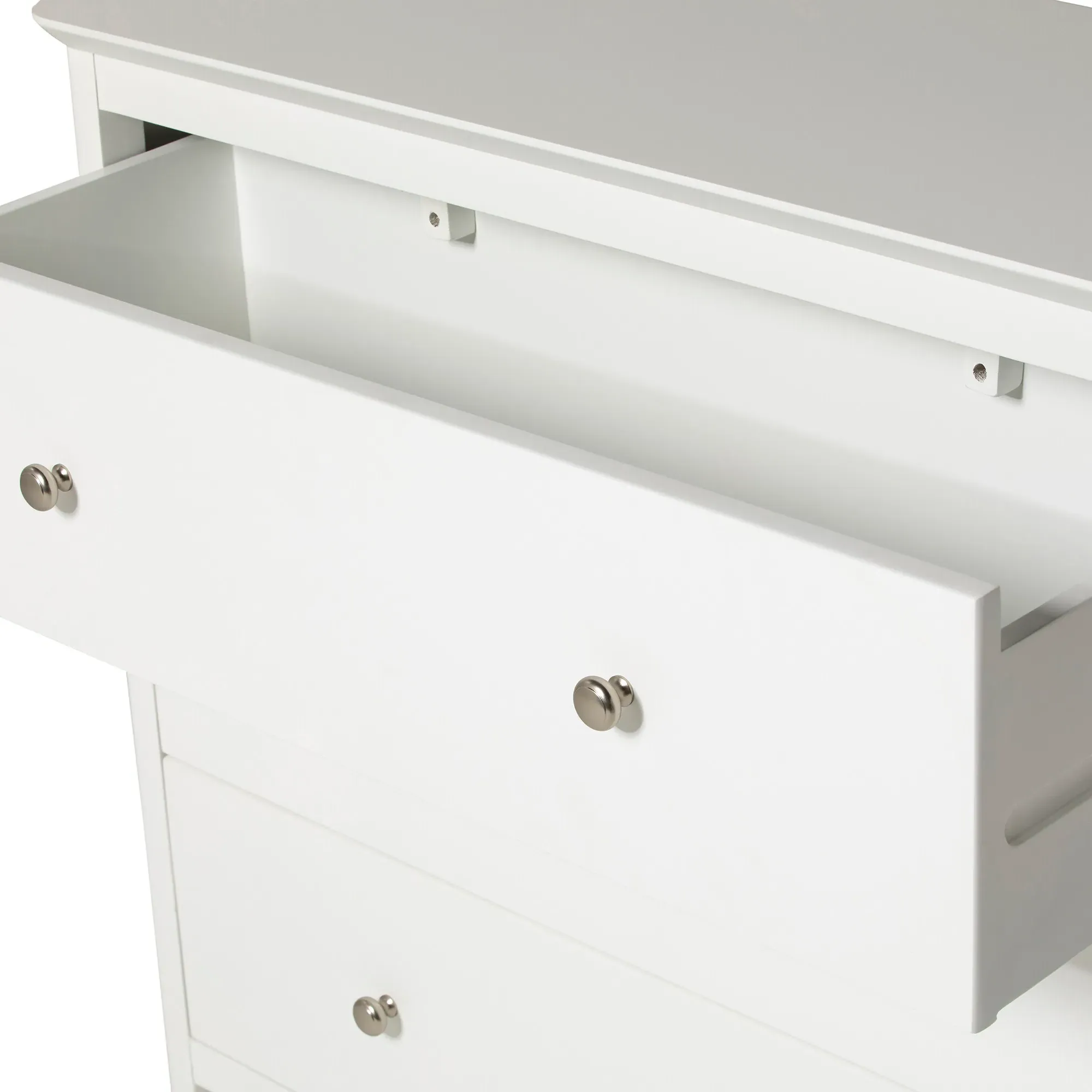 Springwell 3 Drawer Chest - White, Acacia Wood