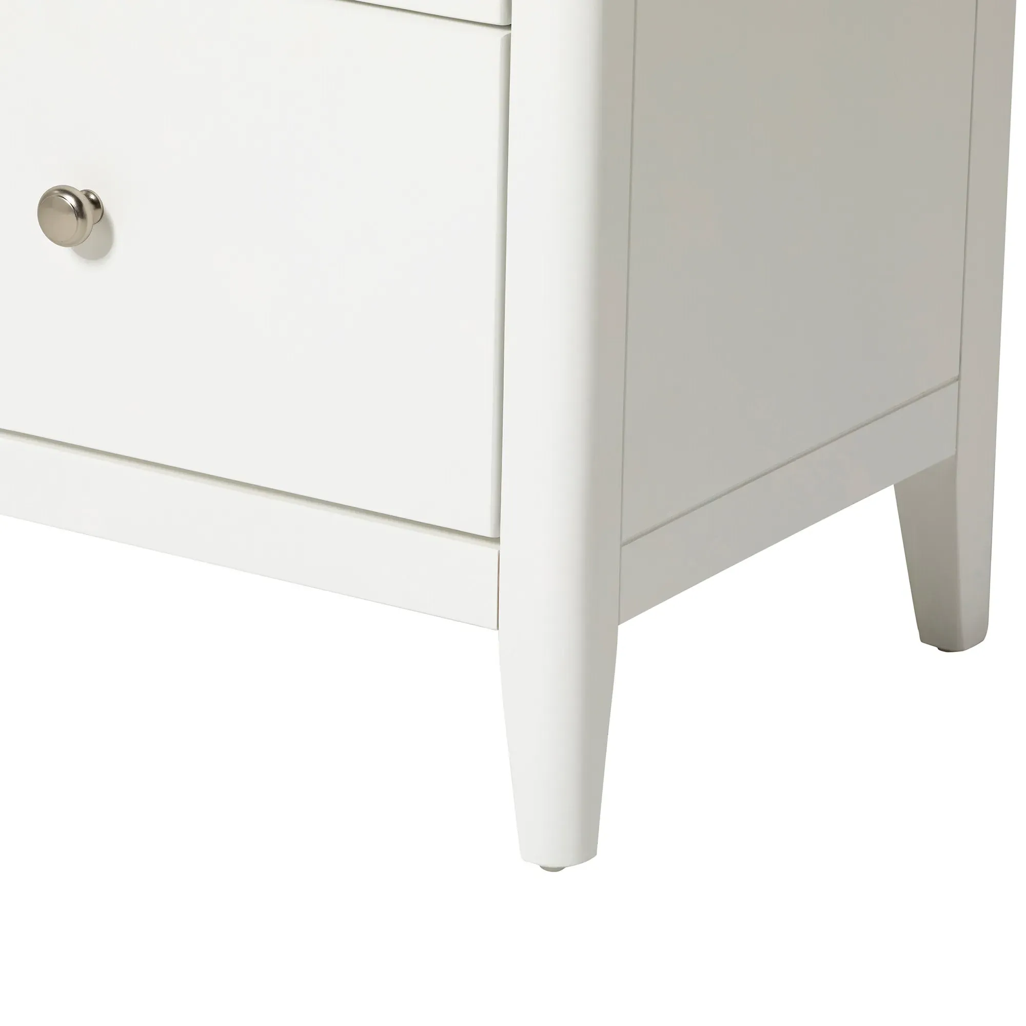 Springwell 3 Drawer Chest - White, Acacia Wood