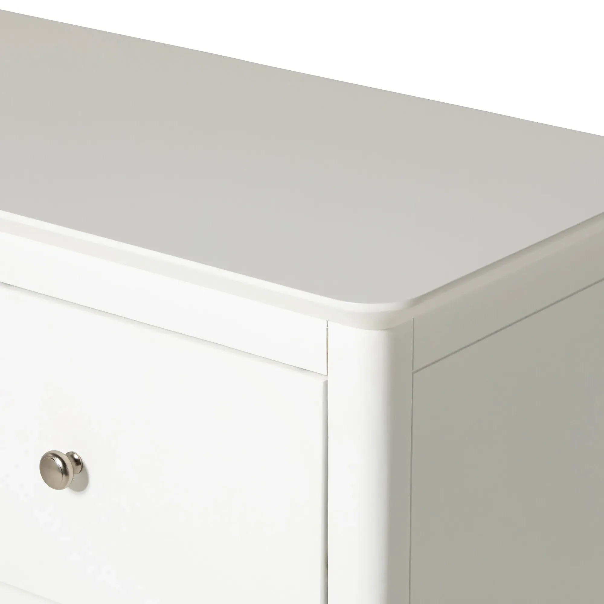 Springwell 3 Drawer Chest - White, Acacia Wood