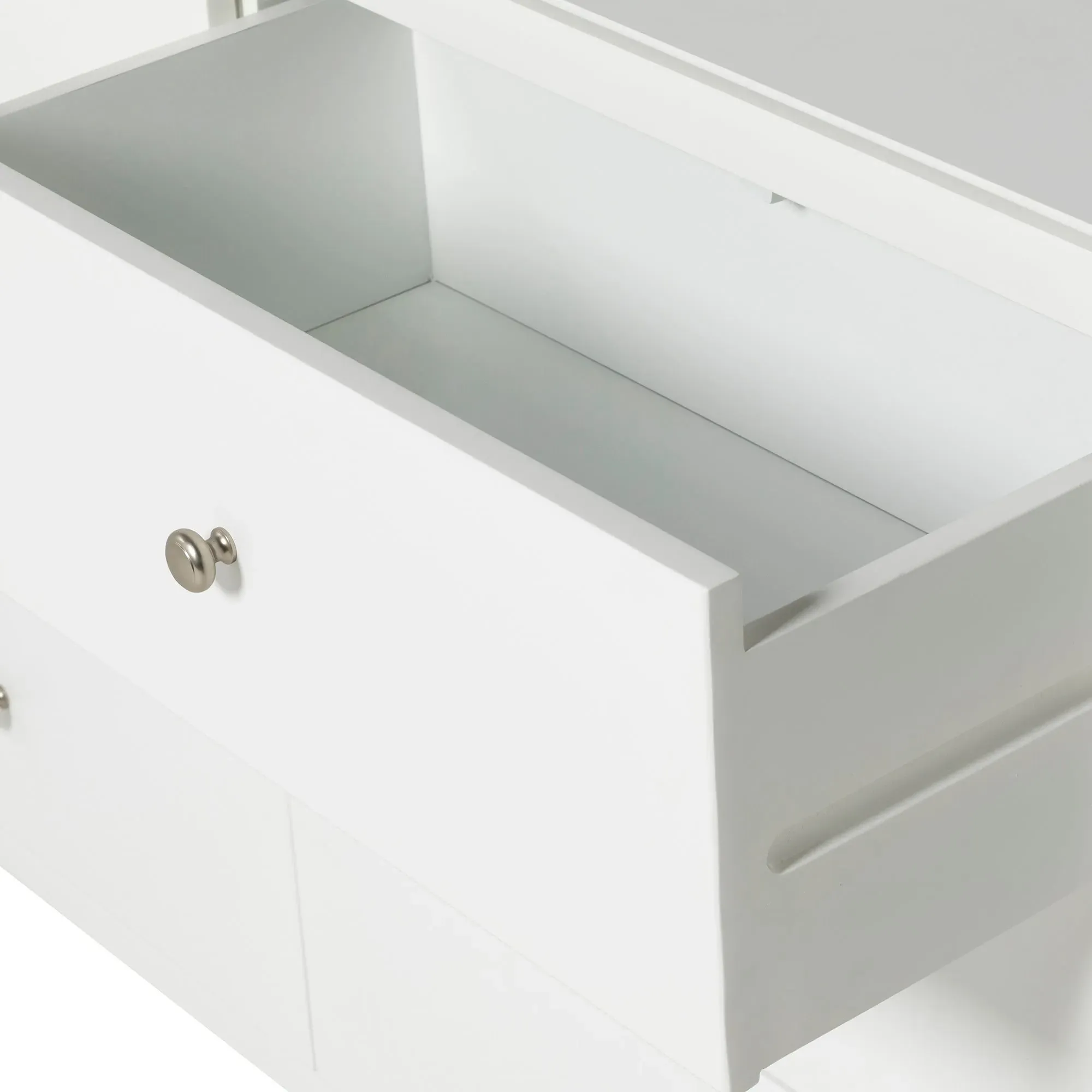 Springwell 6 Drawer Chest - White, Acacia Wood