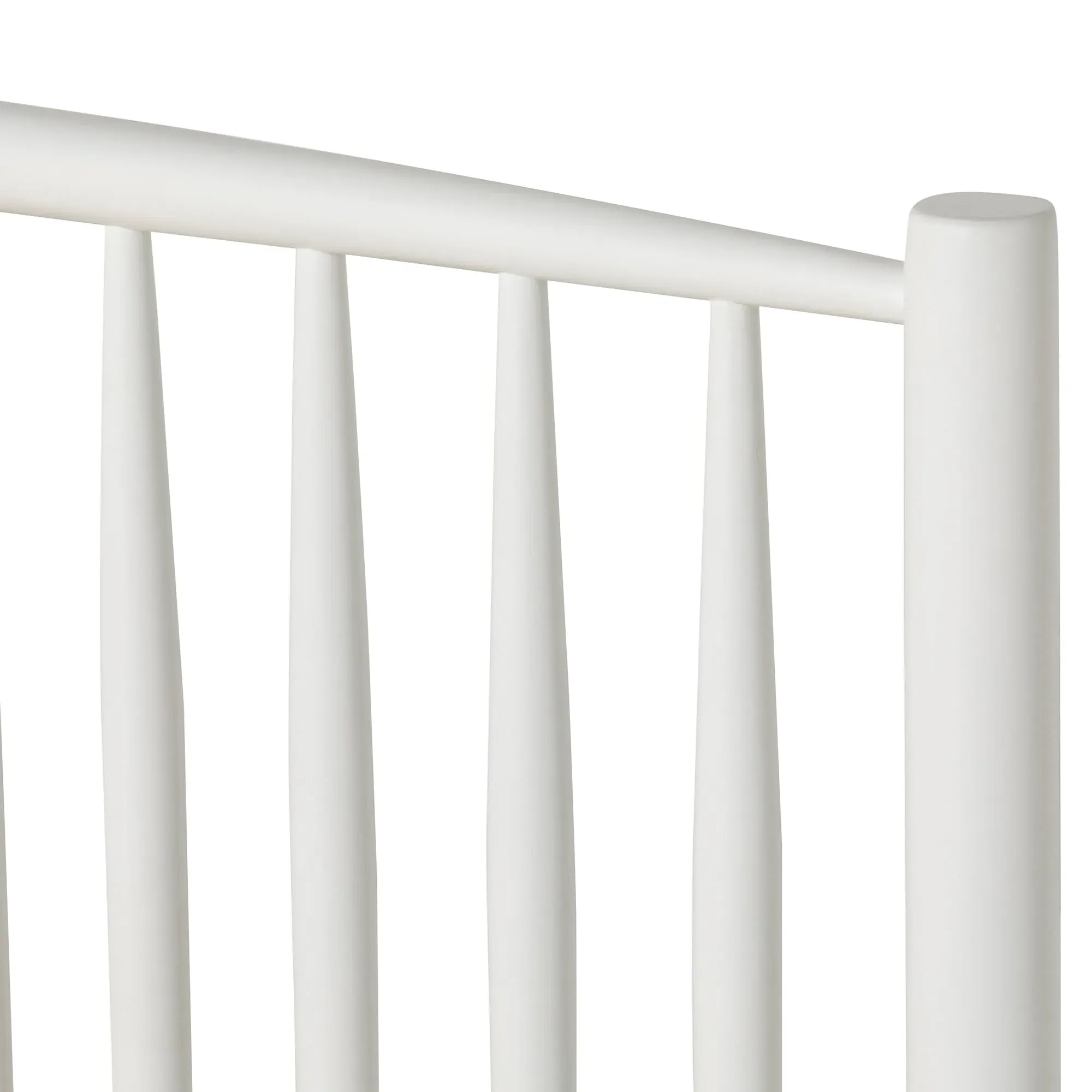 Springwell King Size Bed Frame - White, Acacia Wood