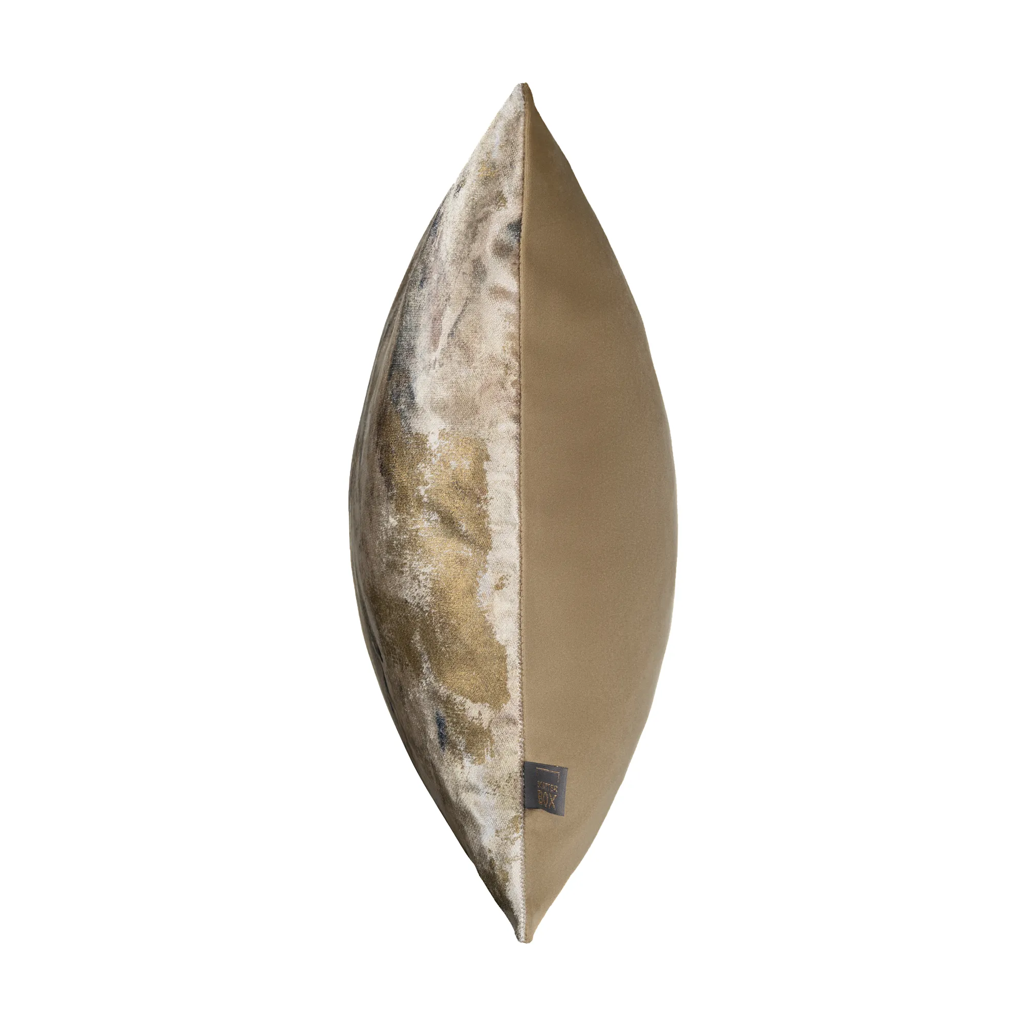 Square Cushion - Gold, Polyester