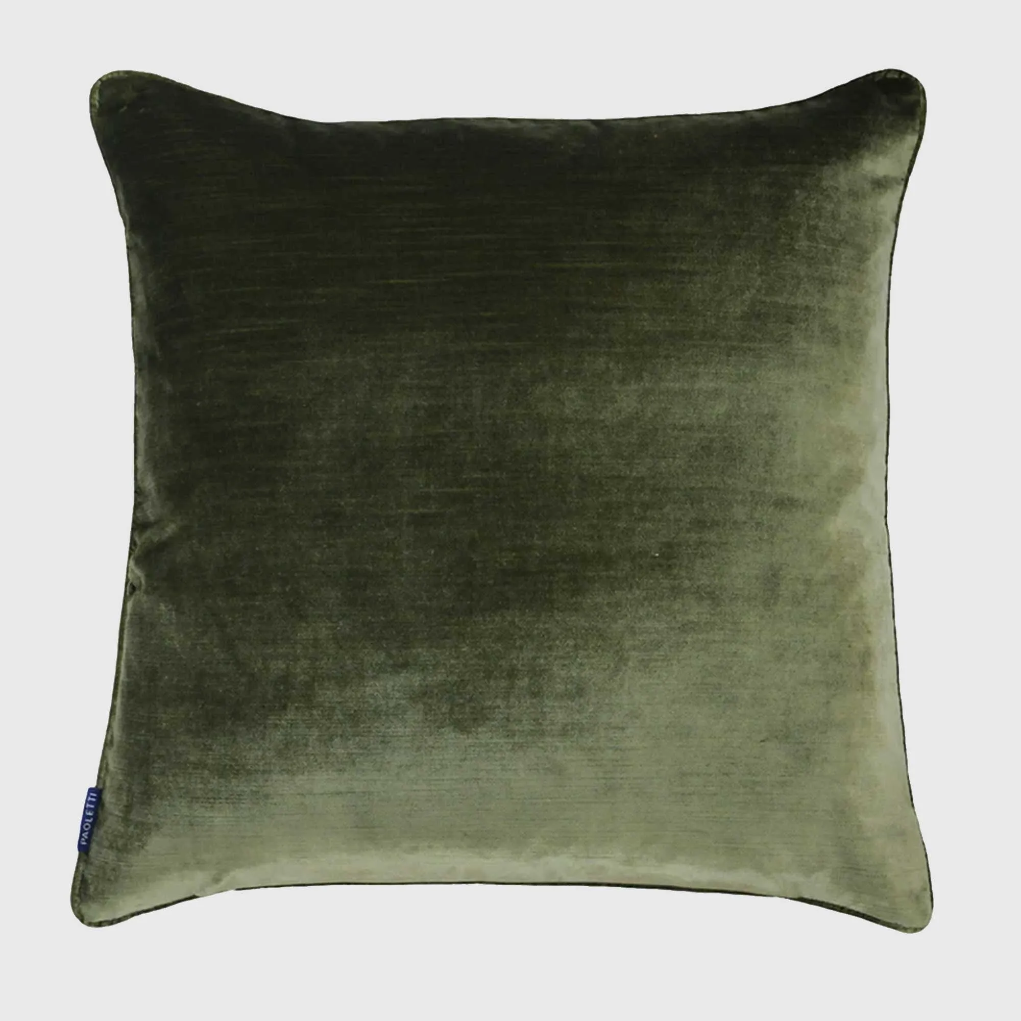 Square Cushion - Green, Velvet image