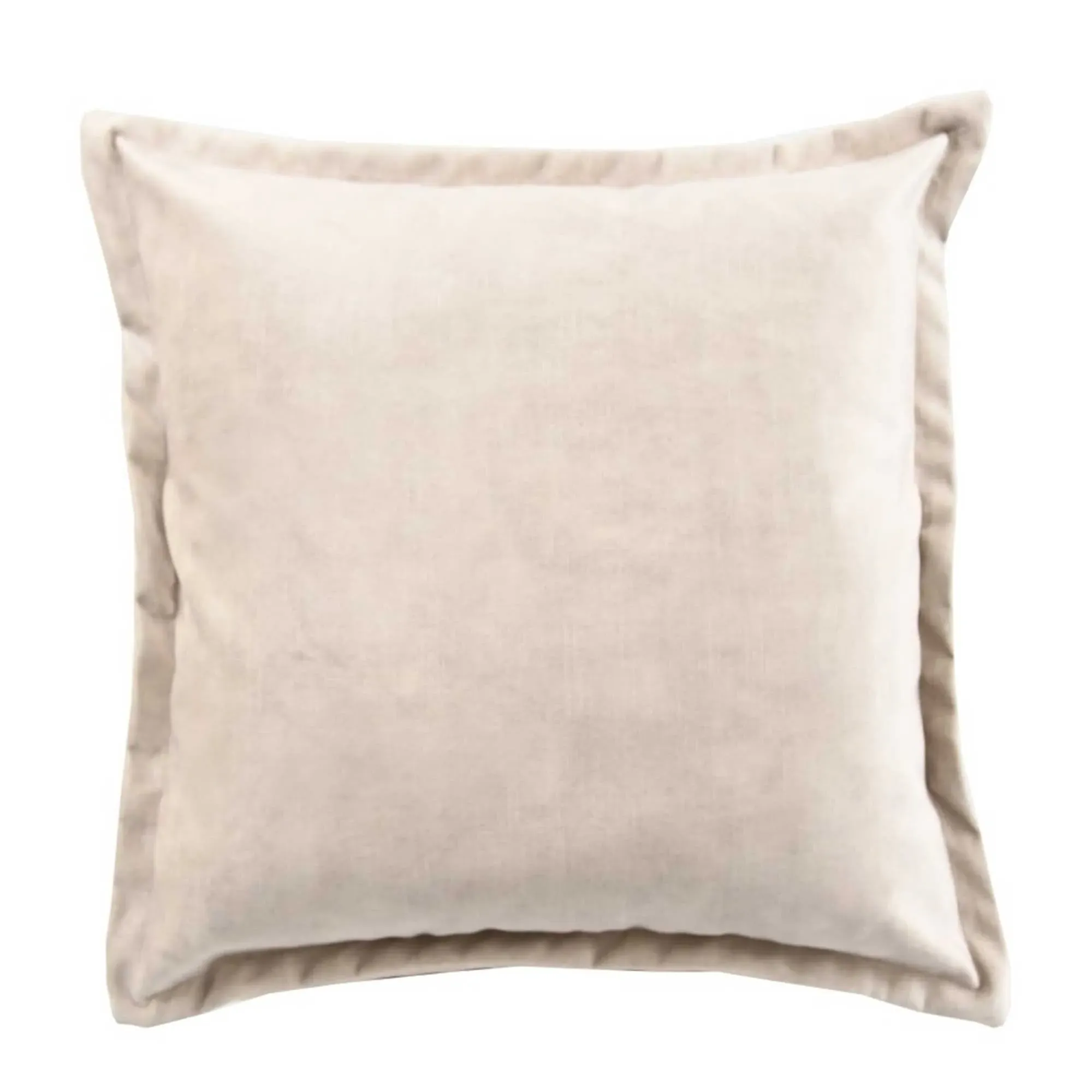 Square Edged Cushion - Beige, Polyester image