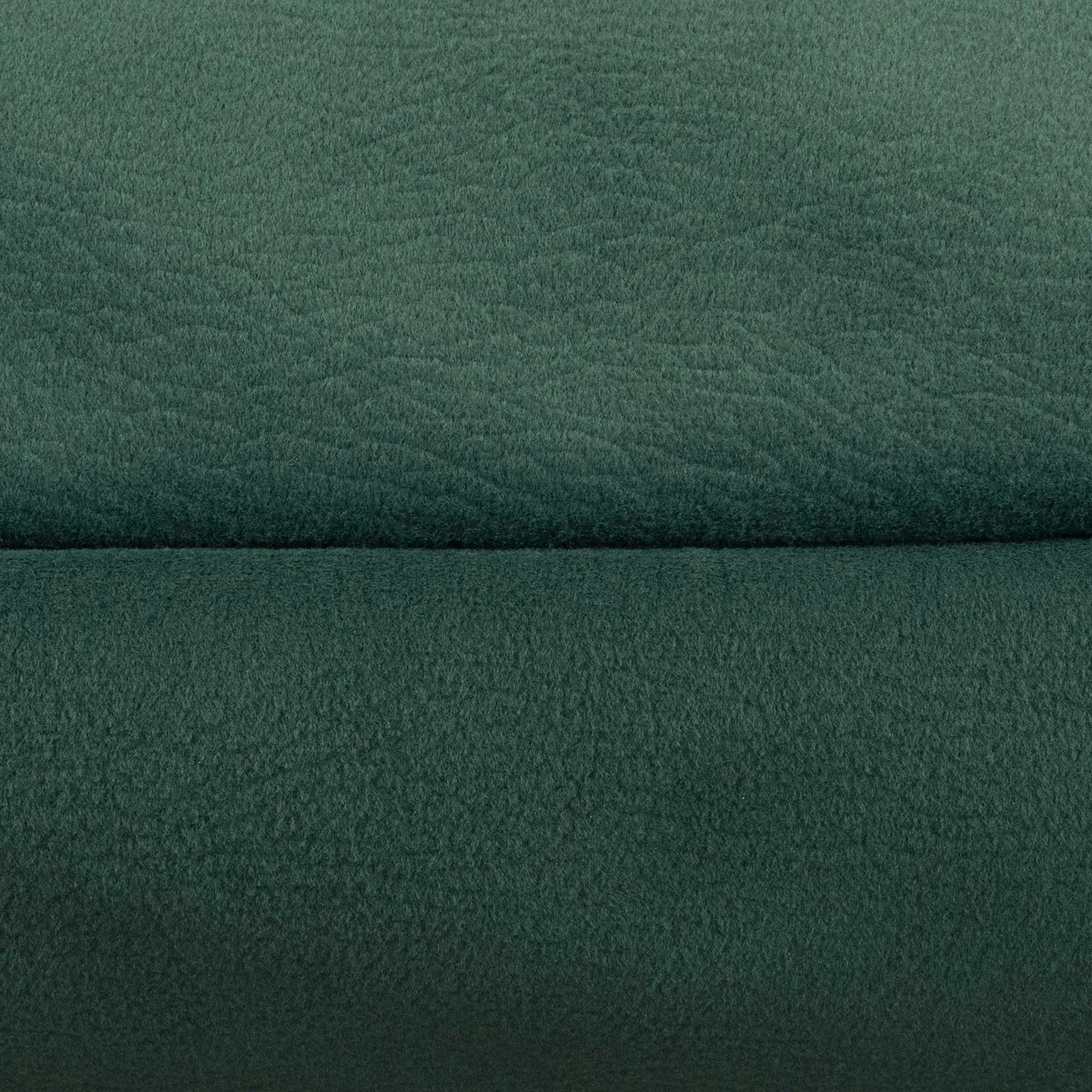 Square Faux Suede Cushion - Green, Polyester