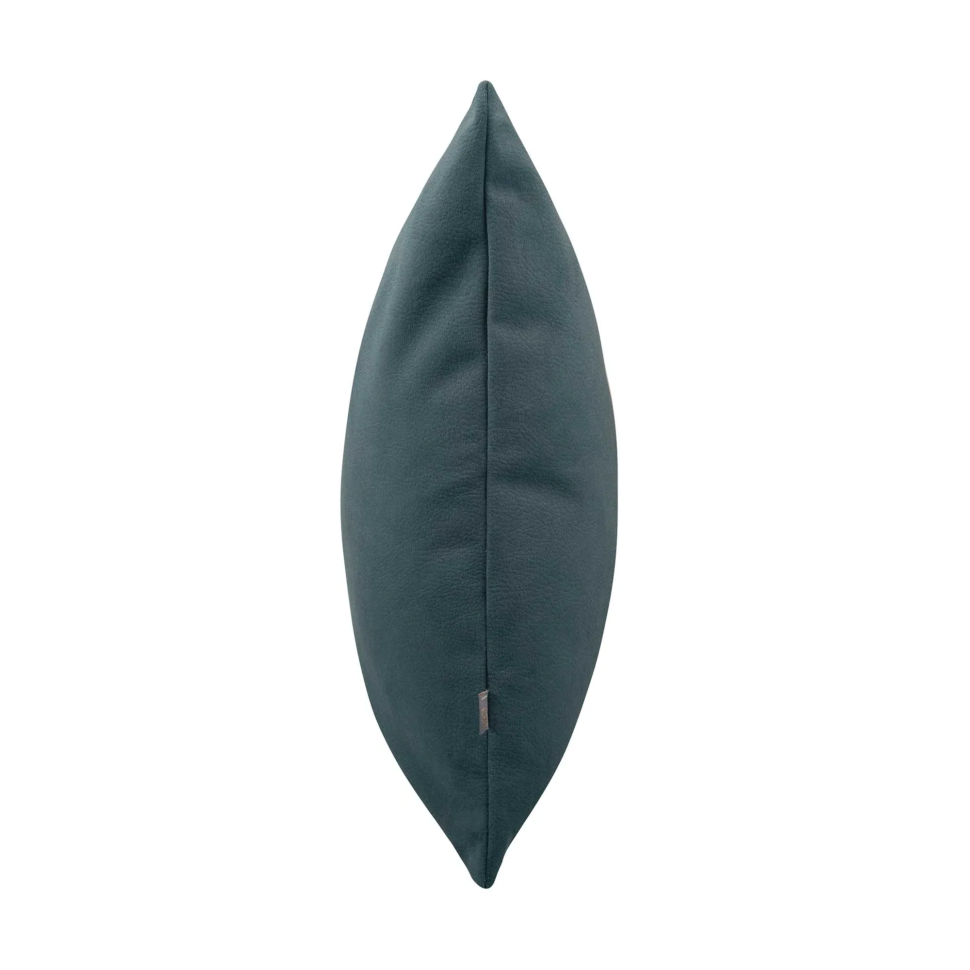 Square Faux Suede Cushion - Petrol Blue, Polyester alternate view
