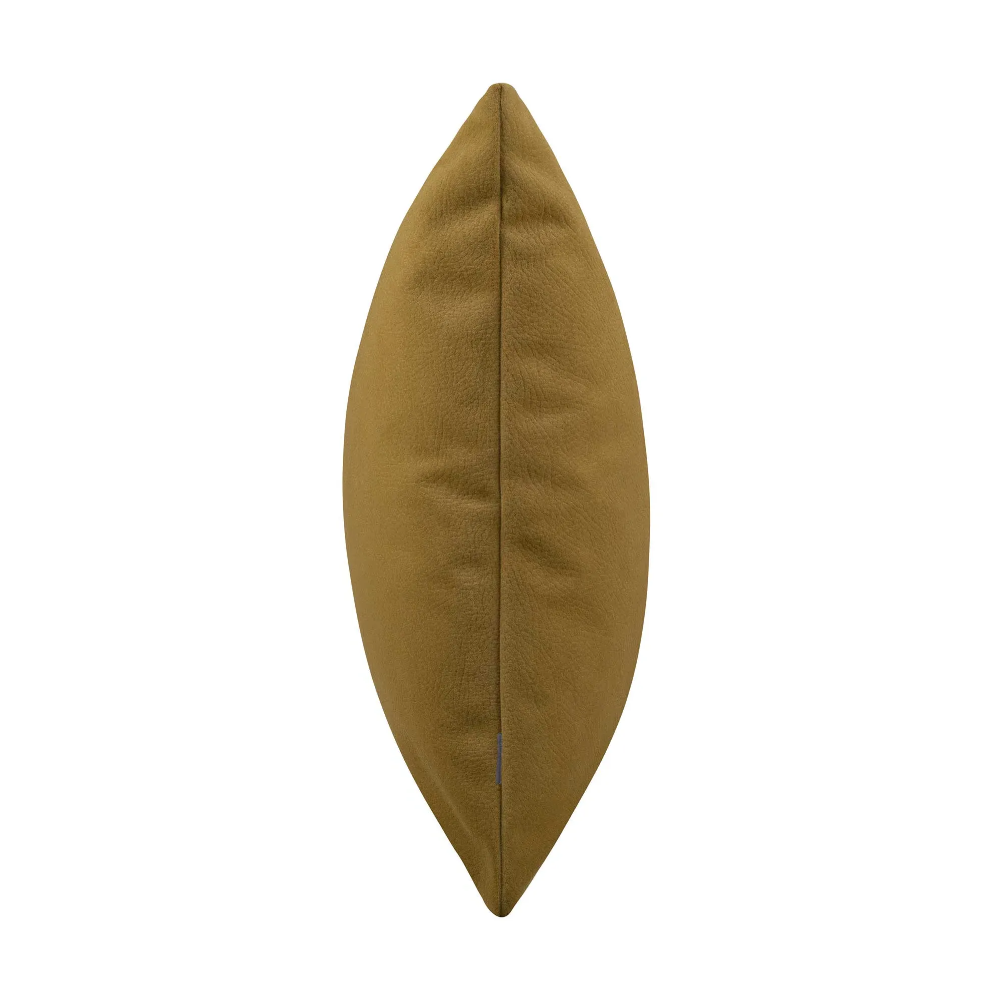 Square Faux Suede Cushion - Yellow, Polyester