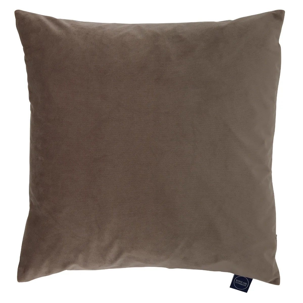 Staris Square Cushion - Taupe, Fabric