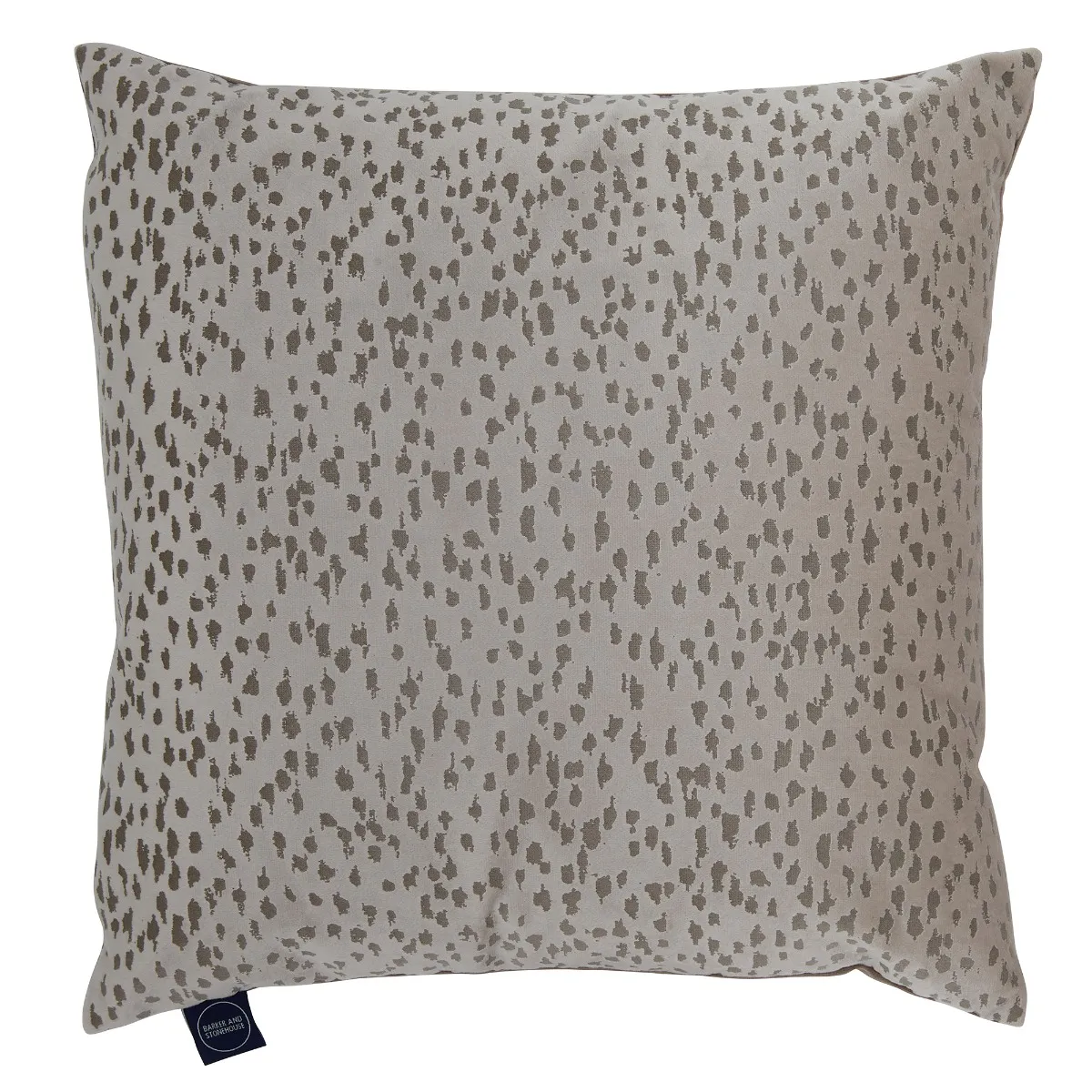 Staris Square Cushion - Taupe, Fabric image