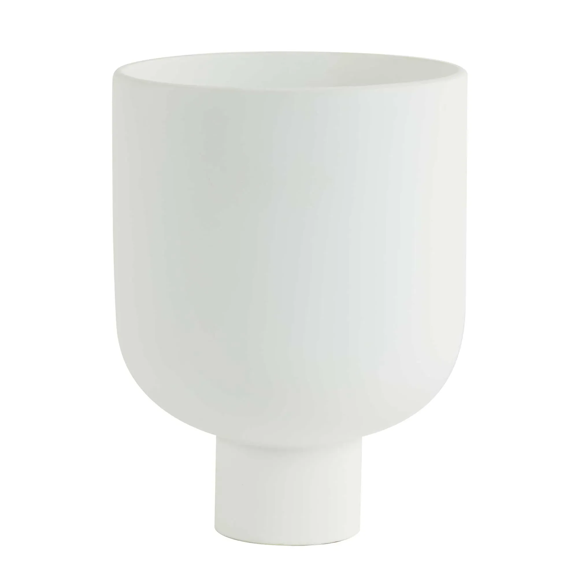 Stem Vase - White, Ceramic