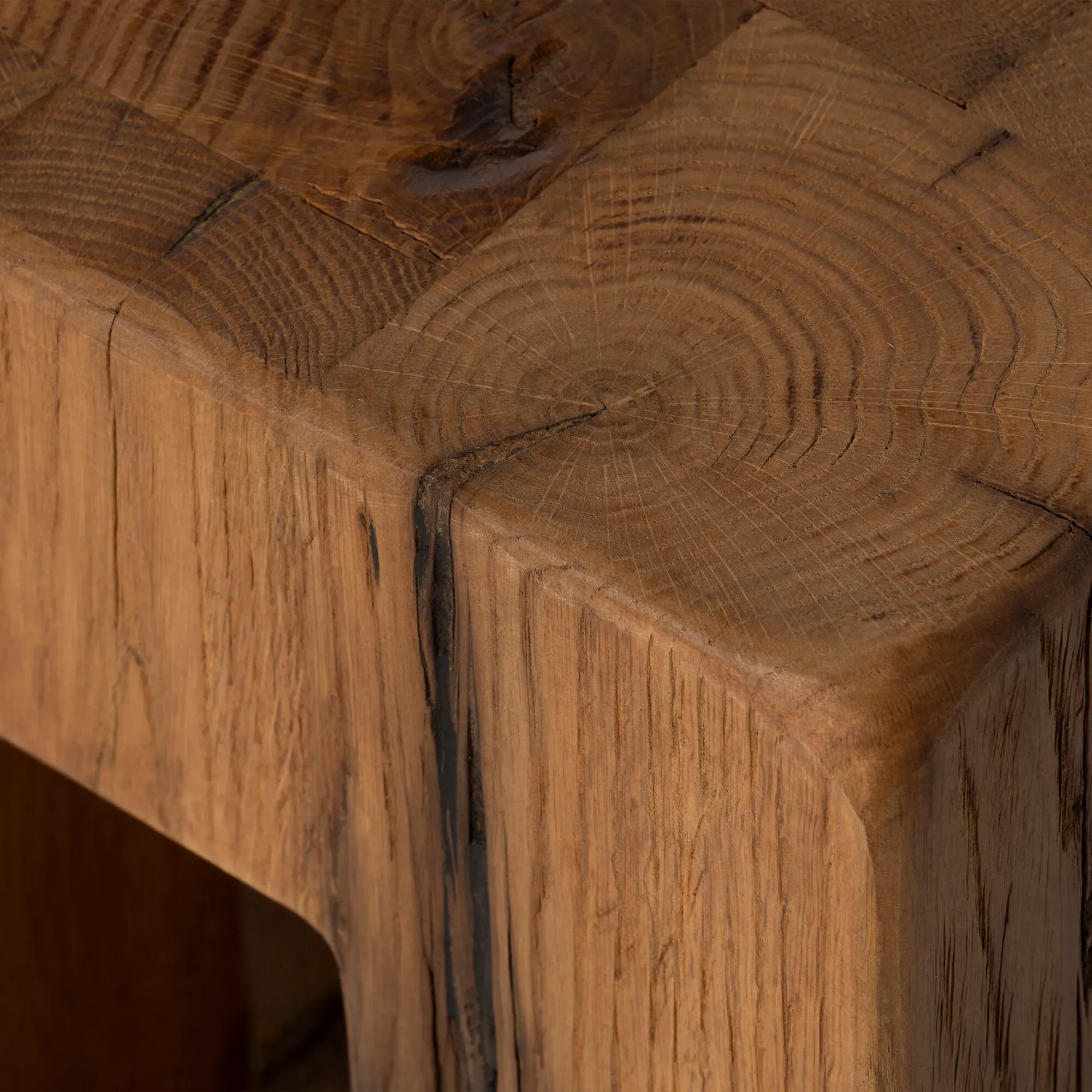 Strath Stool - Brown, Oak
