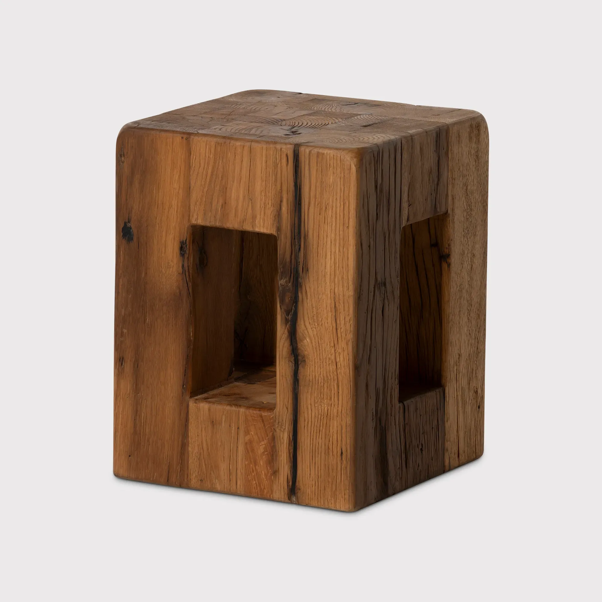Strath Stool - Brown, Oak image