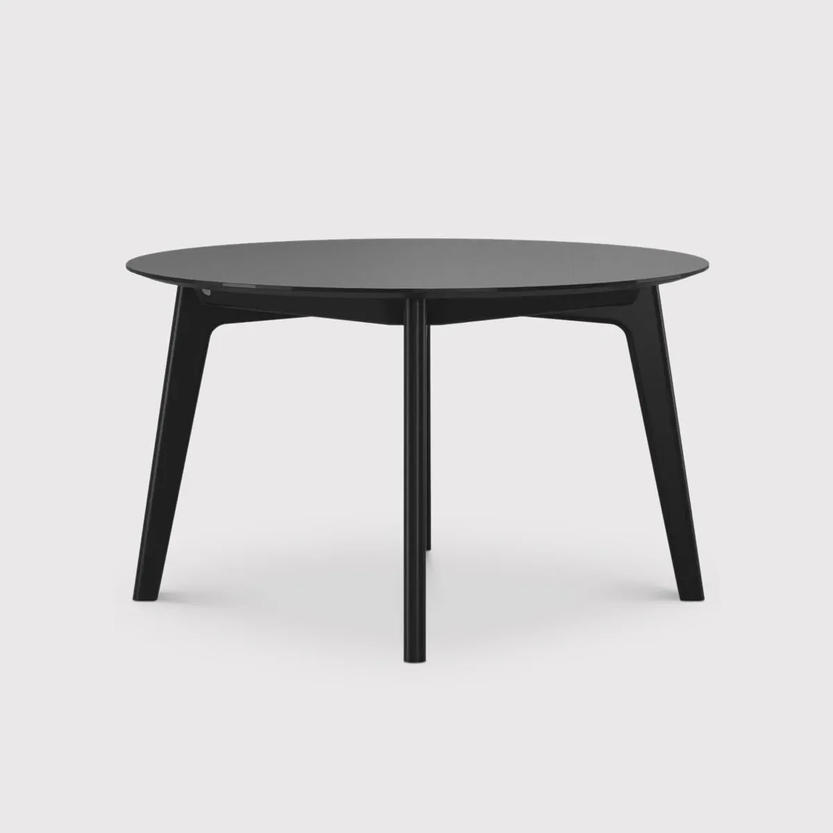 Stressless Bordeaux Round Dining Table - Black, Oak image