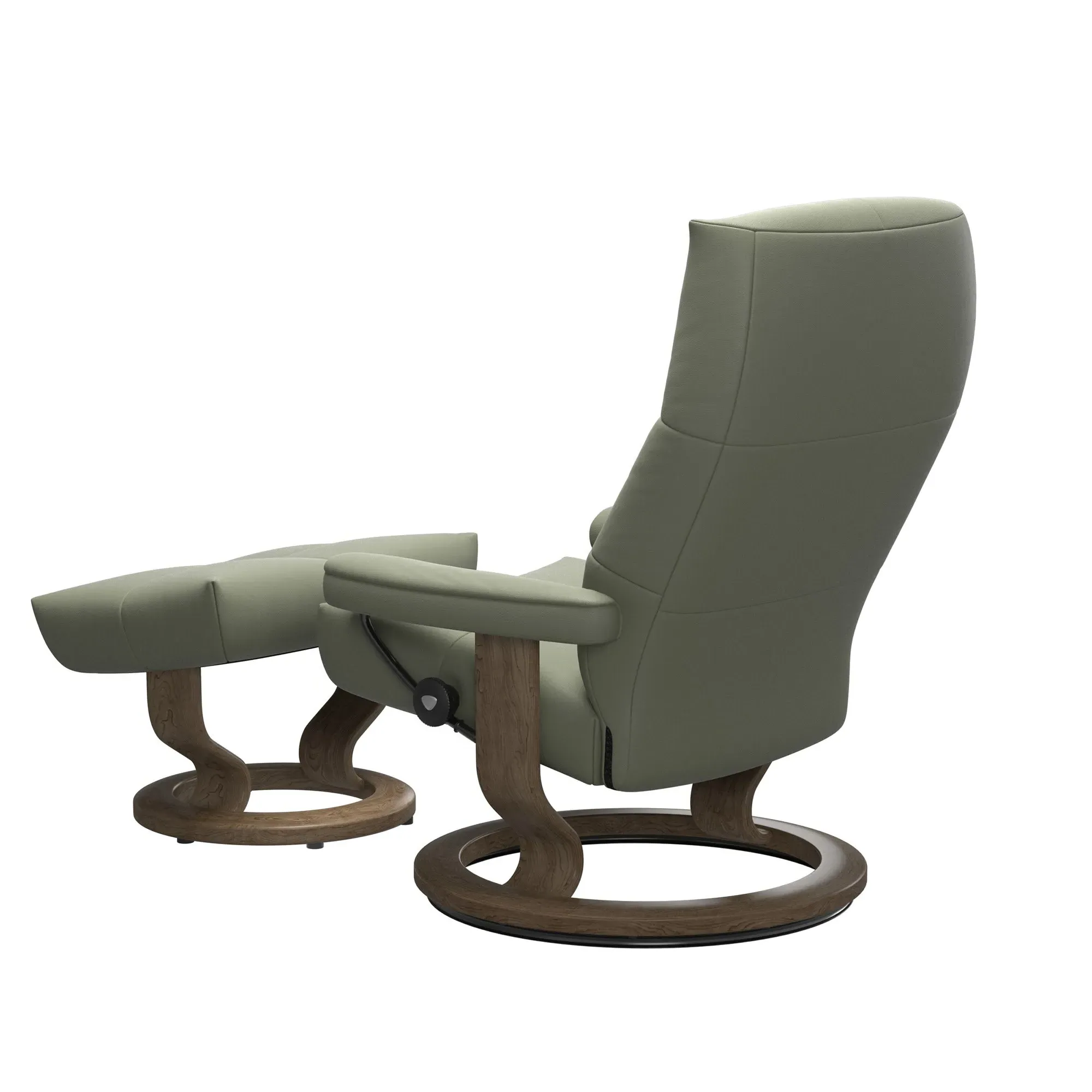 Stressless David Large Recliner Chair & Footstool - Leather