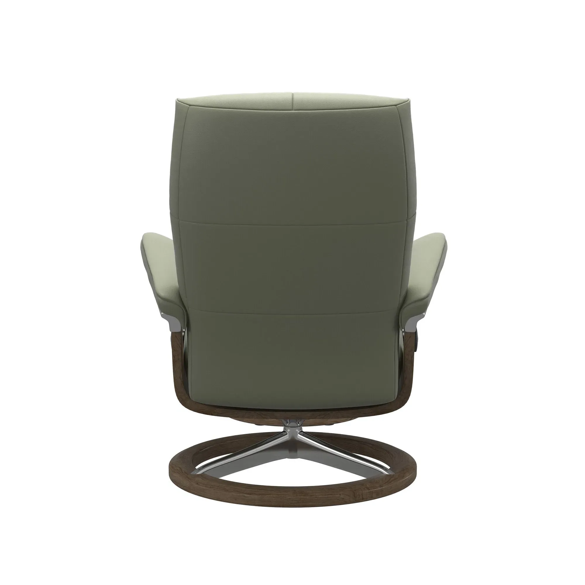 Stressless David Large Signature Recliner Chair & Footstool - Leather