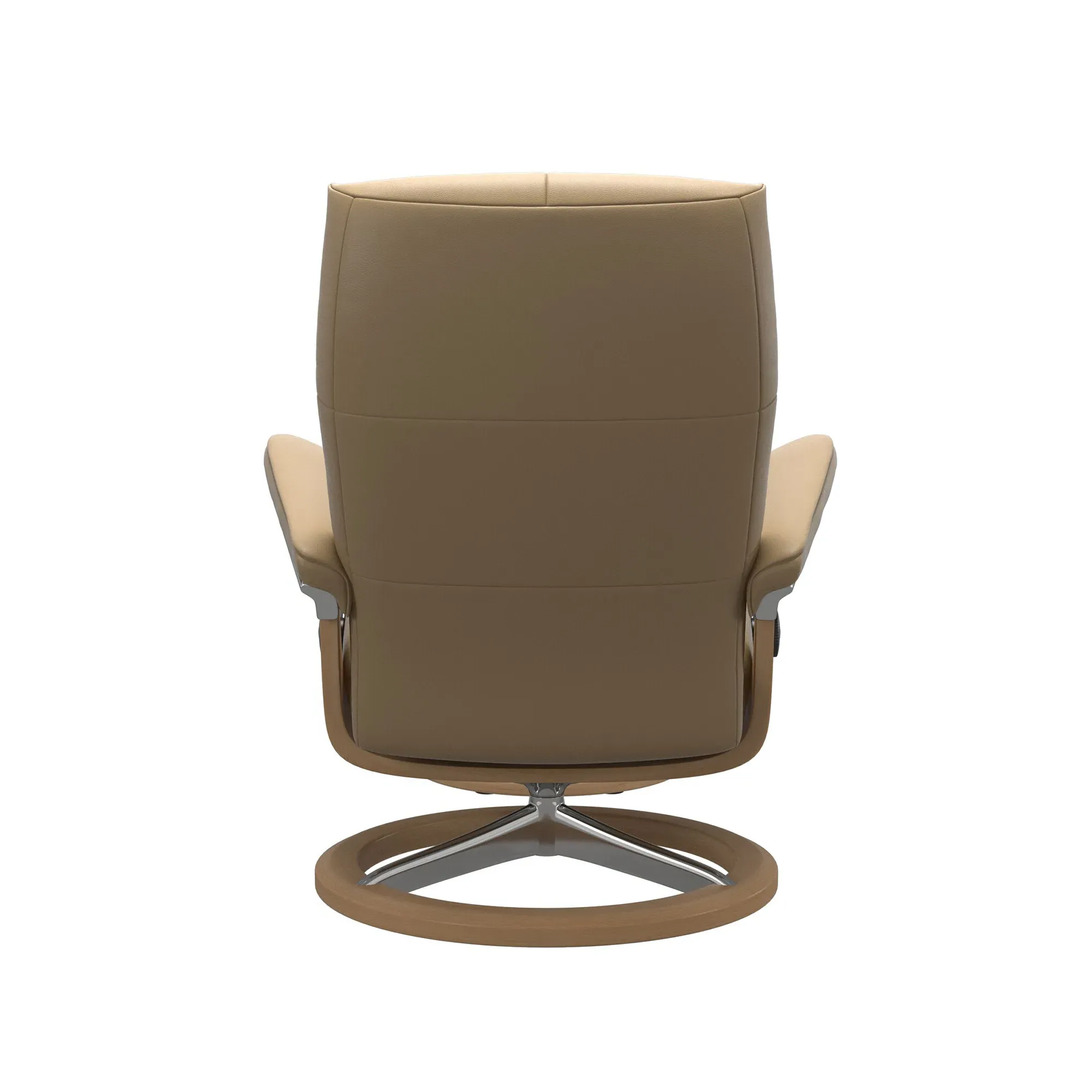 Stressless David Medium Signature Recliner & Footstool - Leather