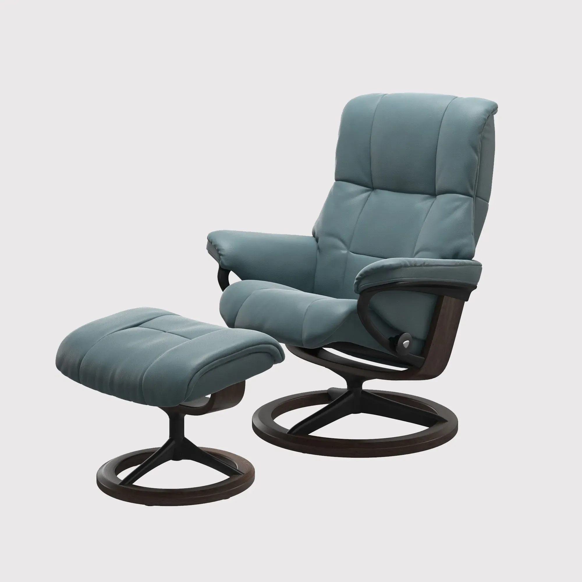 Stressless Mayfair Large Recliner Chair & Footstool - Leather