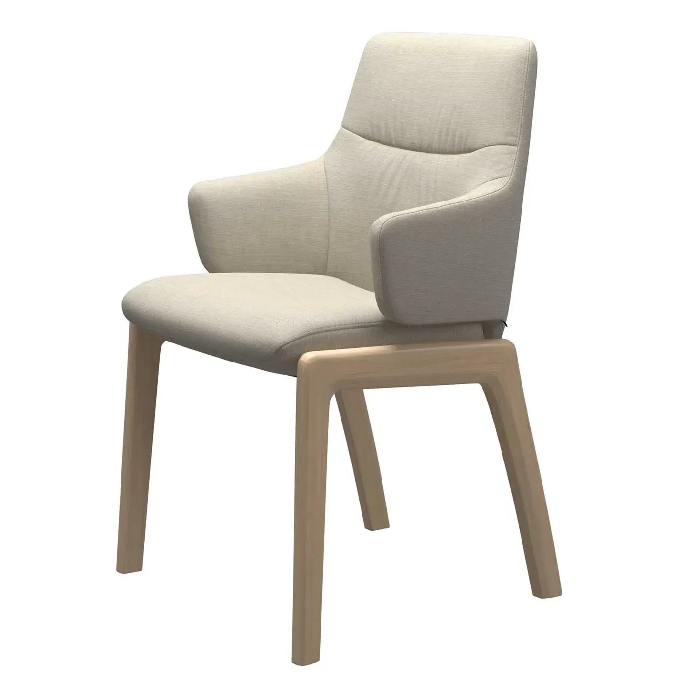 Stressless Mint Low Back Dining Chair with Arms D100 - Neutral