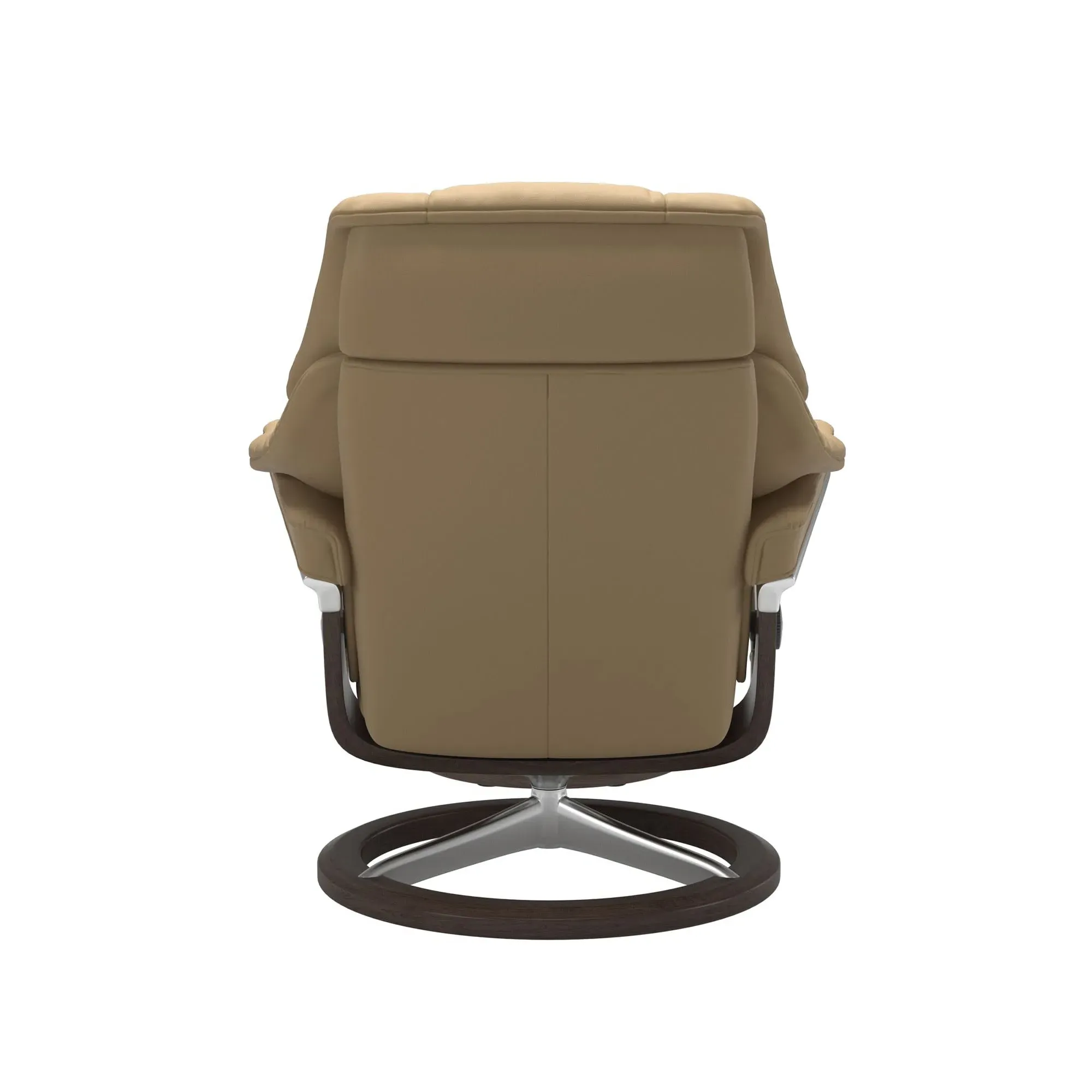 Stressless Reno Large Signature Recliner Chair & Footstool - Leather