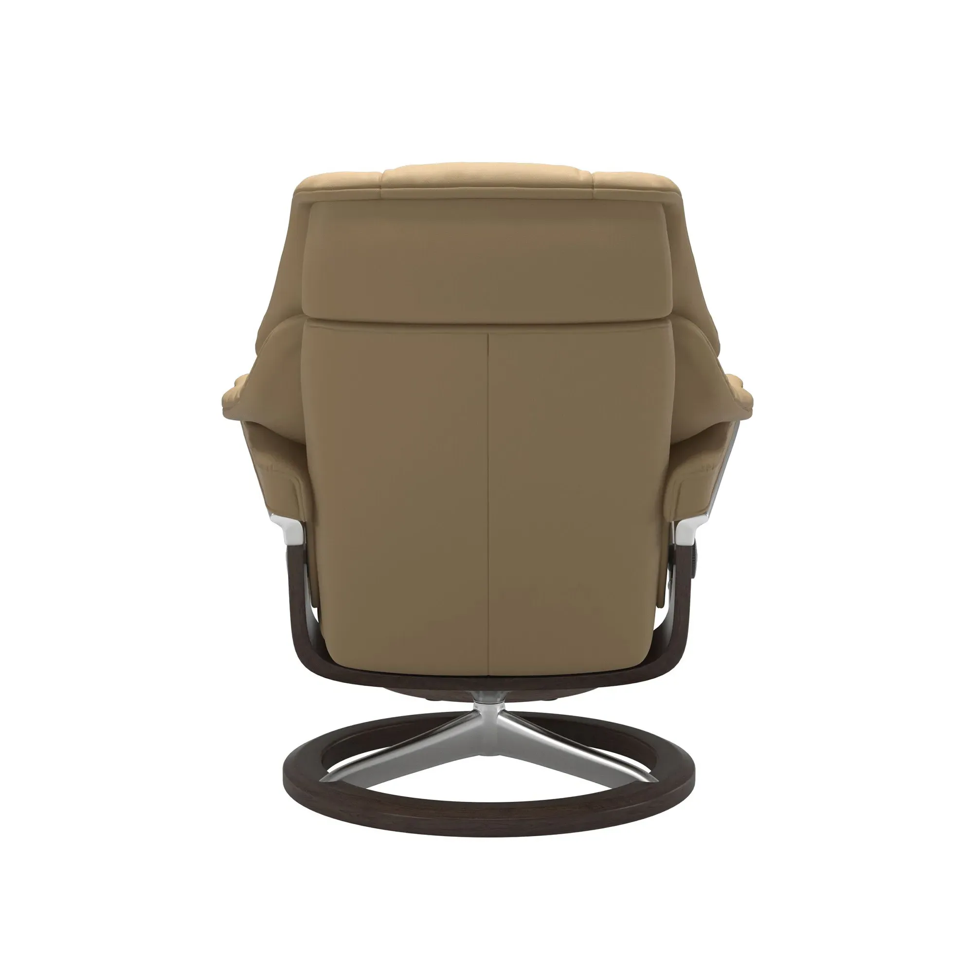 Stressless Reno Medium Signature Recliner Chair & Footstool - Leather